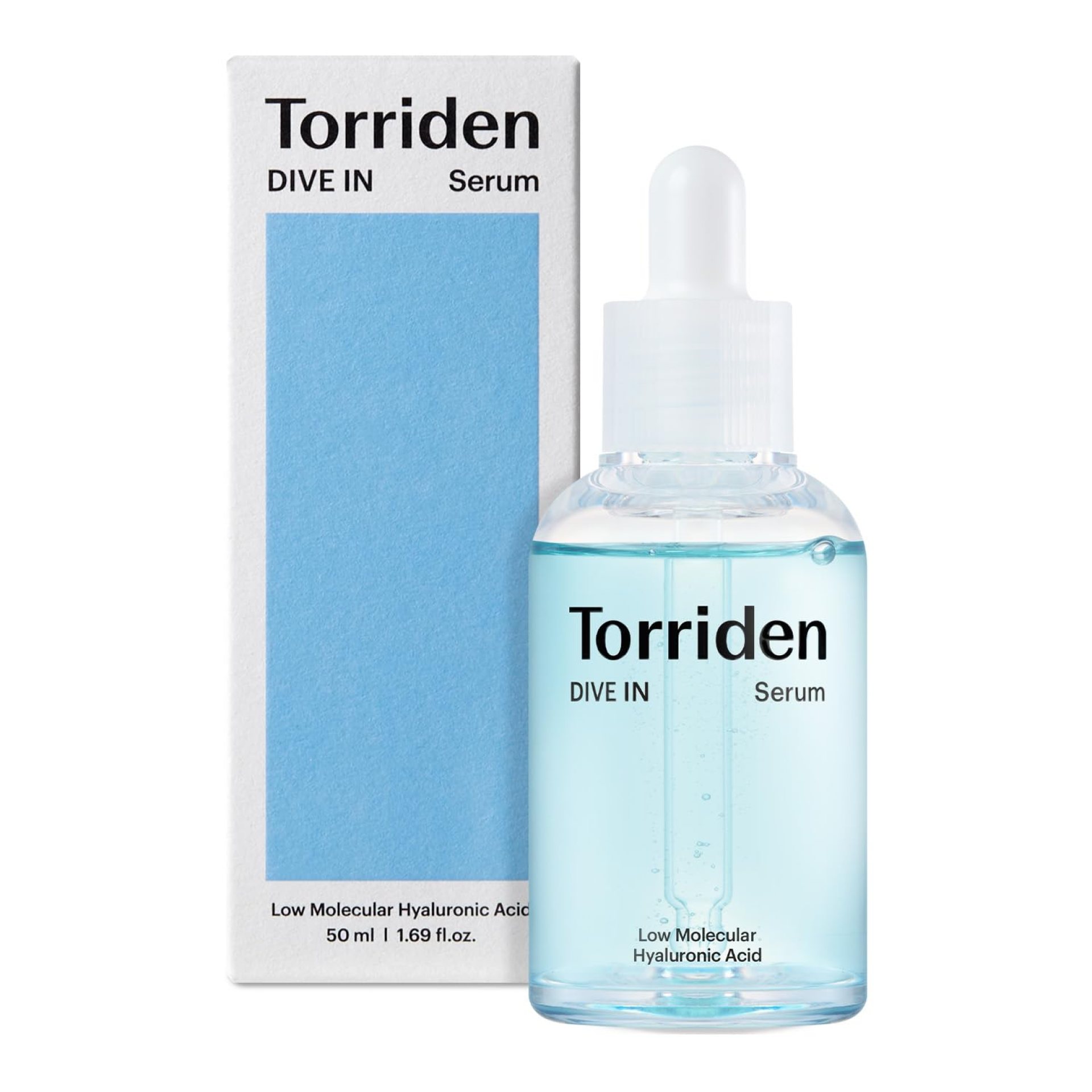 Torriden DIVE IN Hyaluronic Acid Serum 50ml (1.69 fl.oz.) | Deep Hydration to Get Glow Skin | Hyaluronic Acid, Panthenol, Allantoin | Korean Facial Serum Torriden DIVE IN Hyaluronic Acid Serum 50ml (1.69 fl.oz.) | Deep Hydration to Get Glow Skin | Hyaluronic Acid, Panthenol, Allantoin | Korean Facial Serum