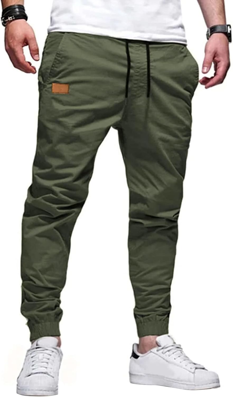 JMIERR Mens Casual Joggers Pants – Cotton Drawstring Chino Cargo Pants Hiking Outdoor Twill Track Jogging Sweatpants Pants JMIERR Mens Casual Joggers Pants – Cotton Drawstring Chino Cargo Pants Hiking Outdoor Twill Track Jogging Sweatpants Pants