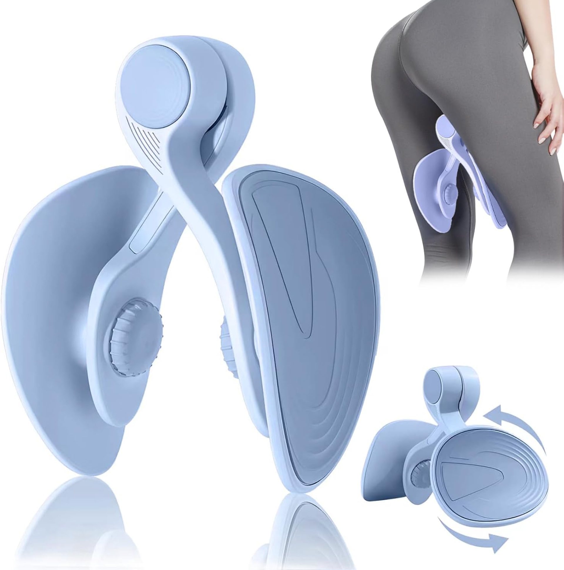 Thigh Master Hip Trainer Kegel Exerciser, Pelvic Floor Trainer for Postpartum Rehabilitation, Inner Thigh Trimmer, Toner Workout Thigh Master Hip Trainer Kegel Exerciser, Pelvic Floor Trainer for Postpartum Rehabilitation, Inner Thigh Trimmer, Toner Workout