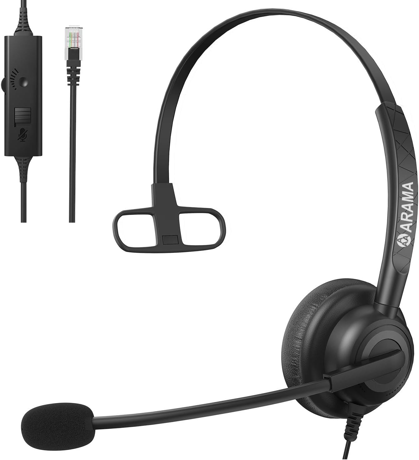 Arama Cisco Phone Headset with Microphone Noise Cancelling, Mute Switch Headset Compatible with Cisco IP-7821 7841 7942G 7931G 7940 7941G 7945G 7960 7961G 7962G 7965G 7975G 8811 8841 8861 9951 Arama Cisco Phone Headset with Microphone Noise Cancelling, Mute Switch Headset Compatible with Cisco IP-7821 7841 7942G 7931G 7940 7941G 7945G 7960 7961G 7962G 7965G 7975G 8811 8841 8861 9951