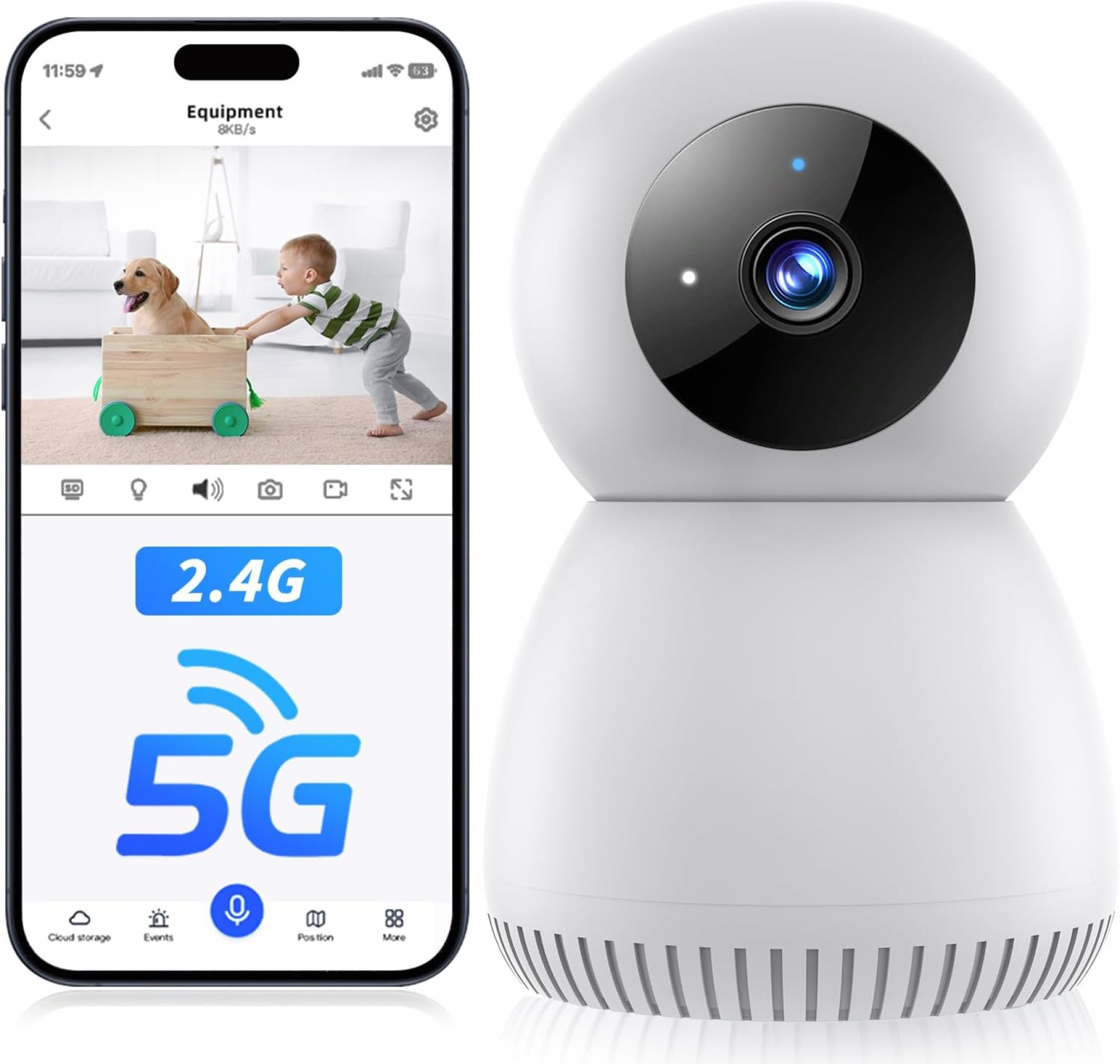 NoahTec Indoor Camera,1080P Pet Camera Baby Monitor,AI Motion Detection, 2-Way Talk, Night Vision, Siren, Compatible with Alexa NoahTec Indoor Camera,1080P Pet Camera Baby Monitor,AI Motion Detection, 2-Way Talk, Night Vision, Siren, Compatible with Alexa