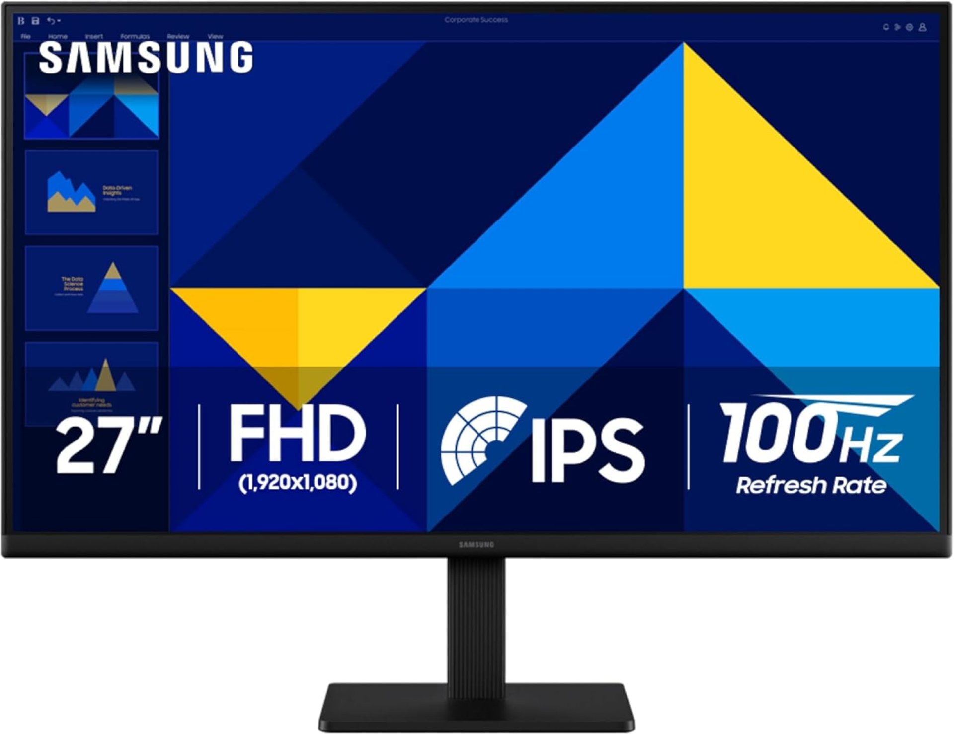 SAMSUNG 27″ (S30GD) Essential Monitor with IPS Panel and Tilt Only Stand, 100Hz Refresh Rate, Ergonomic Design, Advanced Eye Care, Game Mode, LS27D304GANXZA SAMSUNG 27″ (S30GD) Essential Monitor with IPS Panel and Tilt Only Stand, 100Hz Refresh Rate, Ergonomic Design, Advanced Eye Care, Game Mode, LS27D304GANXZA