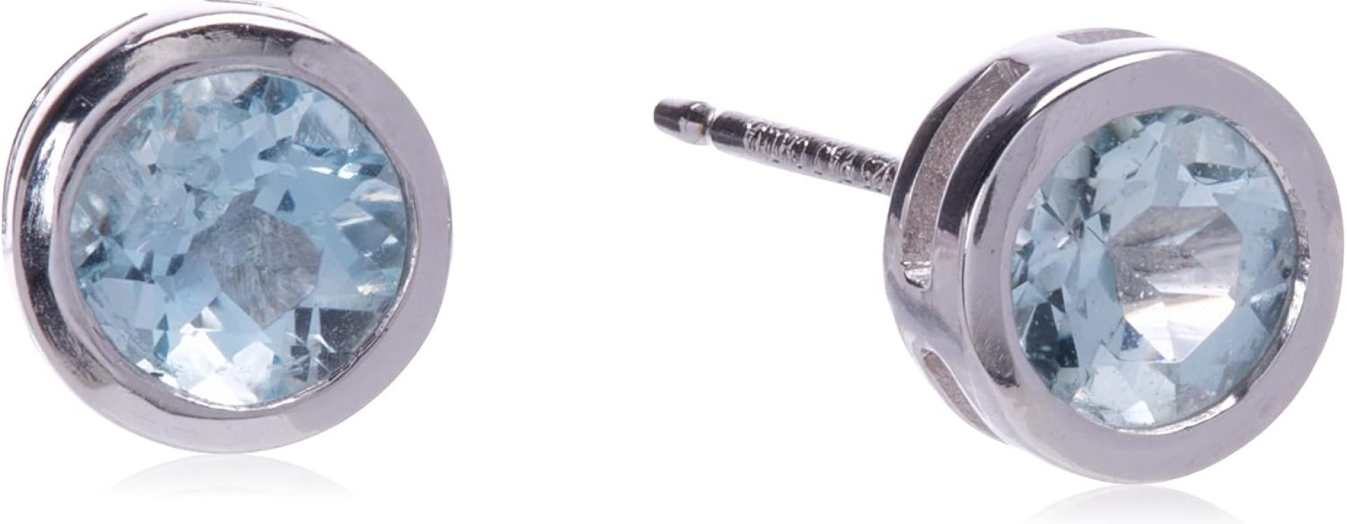 Amazon Essentials Sterling Silver Genuine and Created Gemstone 5mm Bezel Set Birthstone Stud Earrings (previously Amazon Collection) Amazon Essentials Sterling Silver Genuine and Created Gemstone 5mm Bezel Set Birthstone Stud Earrings (previously Amazon Collection)