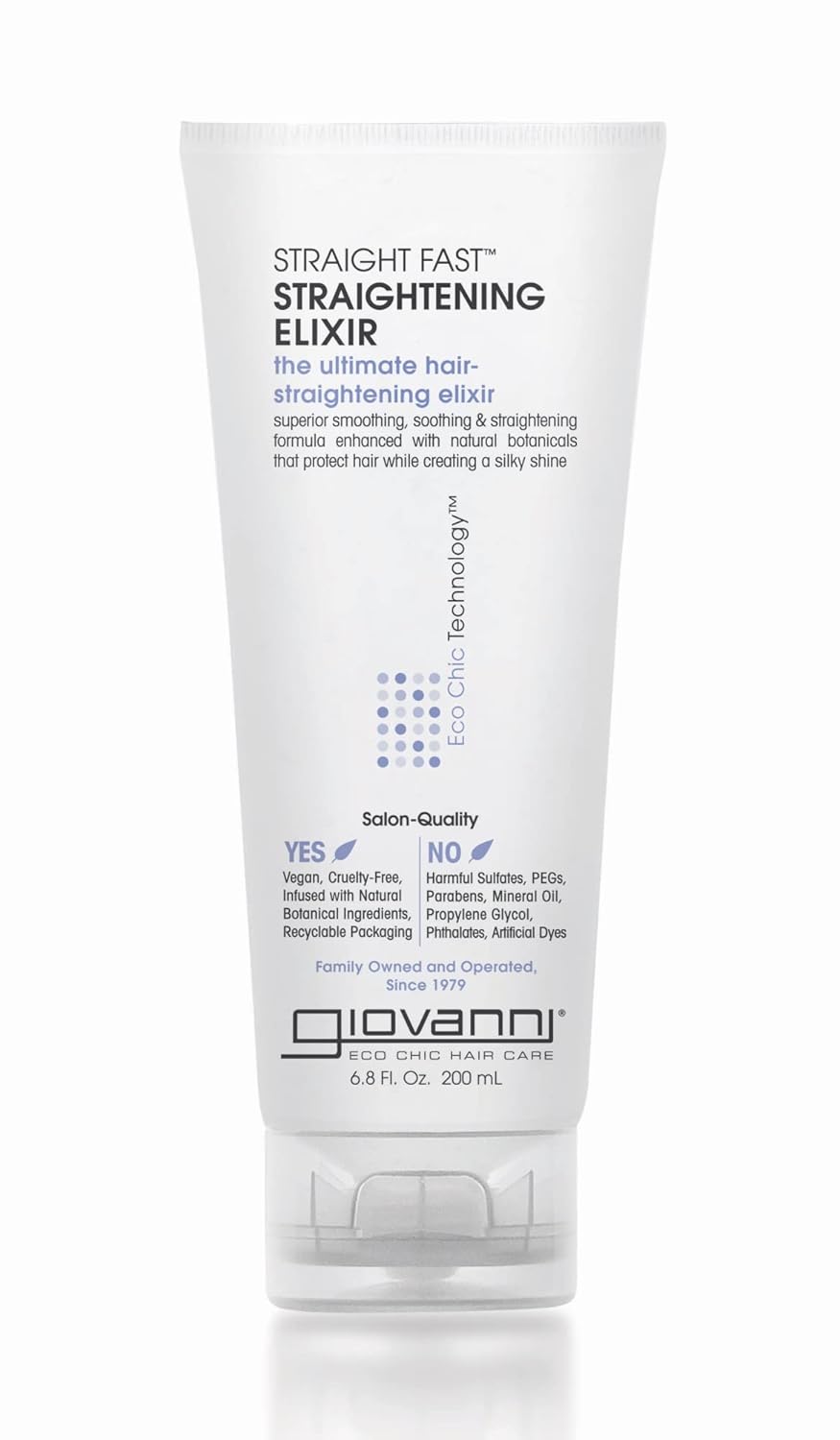 GIOVANNI ECO CHIC Straight Fast Straightening Elixir – Helps Smooth Curls & Straighten Hair, Temporarily Straightens Hair, Heat Protectant, Paraben-Free – Straight Fast Elixir, 6.8 Fl Oz (2 Pack) GIOVANNI ECO CHIC Straight Fast Straightening Elixir – Helps Smooth Curls & Straighten Hair, Temporarily Straightens Hair, Heat Protectant, Paraben-Free – Straight Fast Elixir, 6.8 Fl Oz (2 Pack)