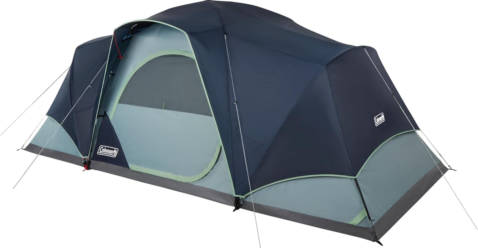 Coleman Skydome XL Large Family Tent, Weatherproof 8/12 Person Tent Sets Up in 5 Mins, Rainfly & Carry Bag Included, Made of PFAS-Free Materials Coleman Skydome XL Large Family Tent, Weatherproof 8/12 Person Tent Sets Up in 5 Mins, Rainfly & Carry Bag Included, Made of PFAS-Free Materials