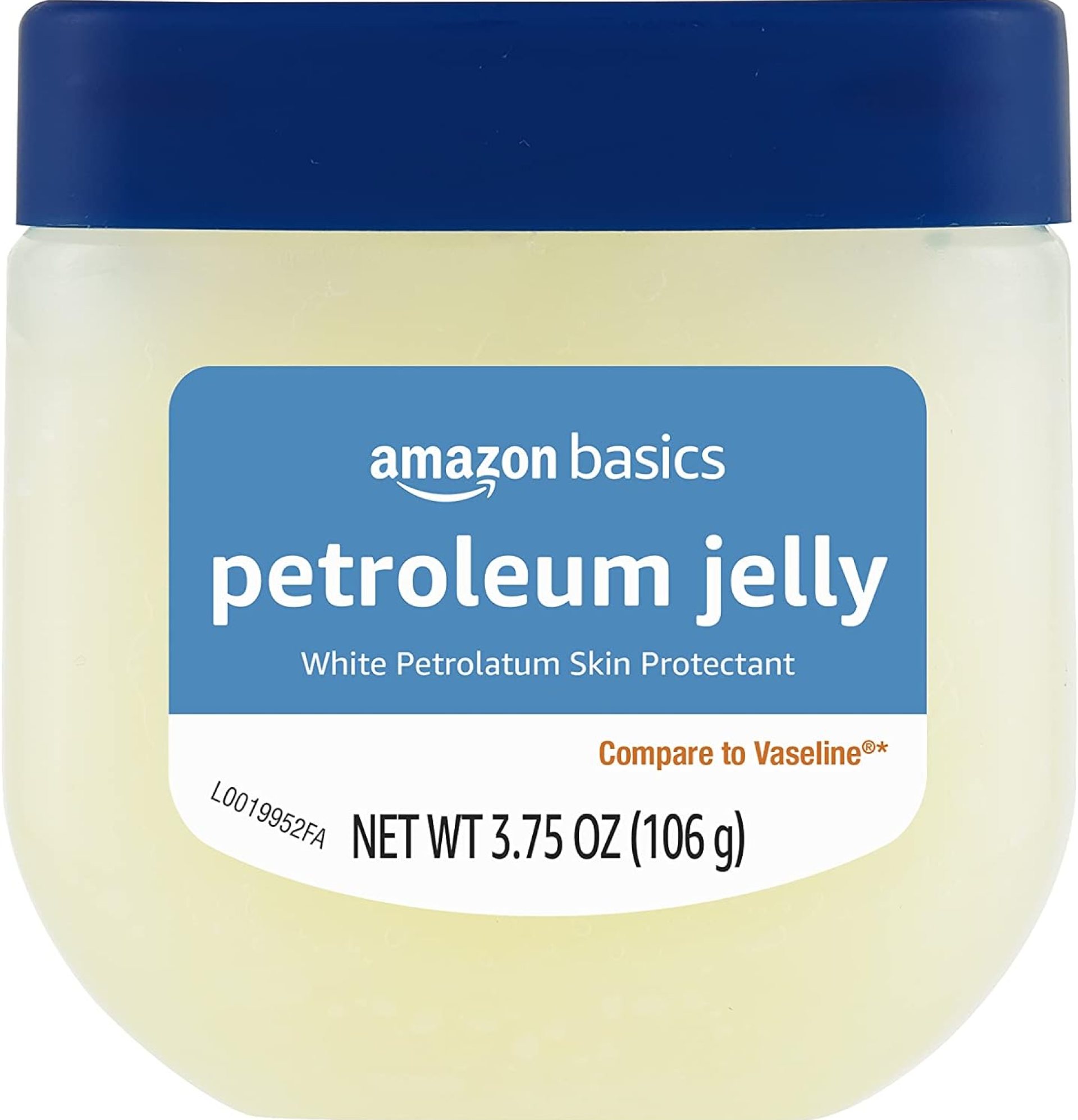 Amazon Basics Petroleum Jelly White Petrolatum Skin Protectant, Unscented, 3.75 Ounce, 1-Pack (Previously Solimo) Amazon Basics Petroleum Jelly White Petrolatum Skin Protectant, Unscented, 3.75 Ounce, 1-Pack (Previously Solimo)