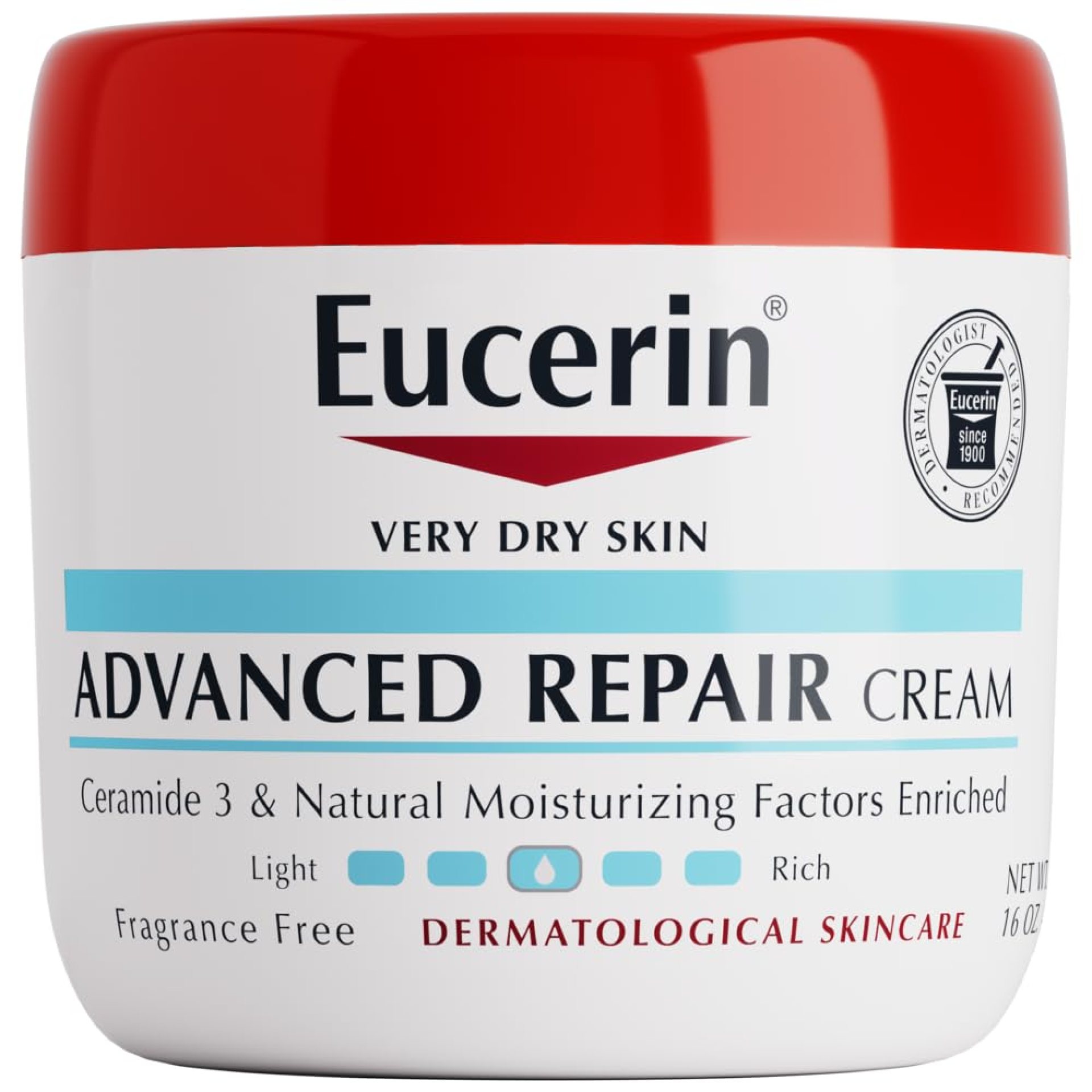 Eucerin Advanced Repair Body Cream for Very Dry Skin, Fragrance Free Daily Body Moisturizer, 16 Oz Jar Eucerin Advanced Repair Body Cream for Very Dry Skin, Fragrance Free Daily Body Moisturizer, 16 Oz Jar