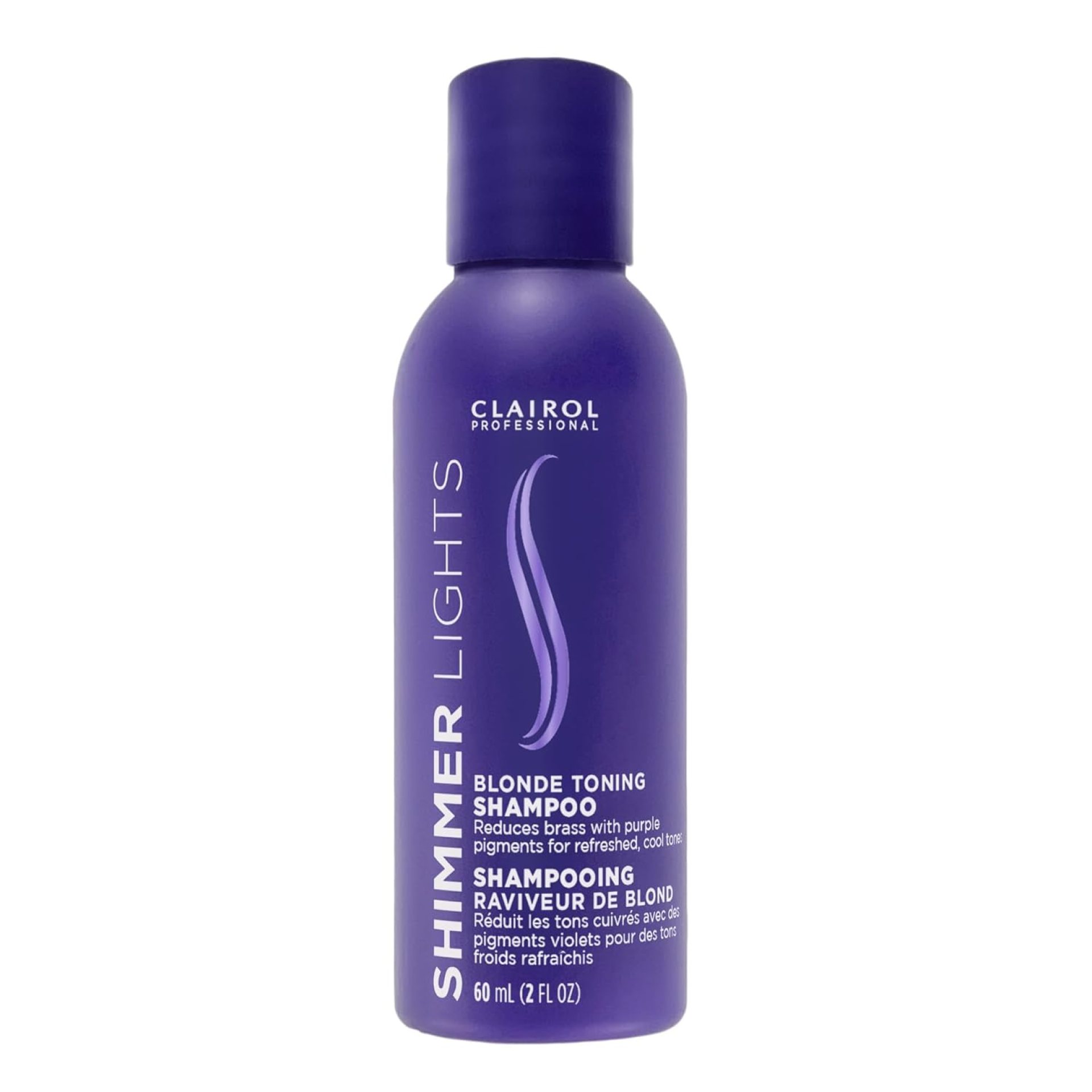 Clairol Professional Shimmer Lights Purple Shampoo fl. Oz | Neutralizes Brass & Yellow Tones For Blonde Silver Gray Highlighted Hair Clairol Professional Shimmer Lights Purple Shampoo fl. Oz | Neutralizes Brass & Yellow Tones For Blonde Silver Gray Highlighted Hair