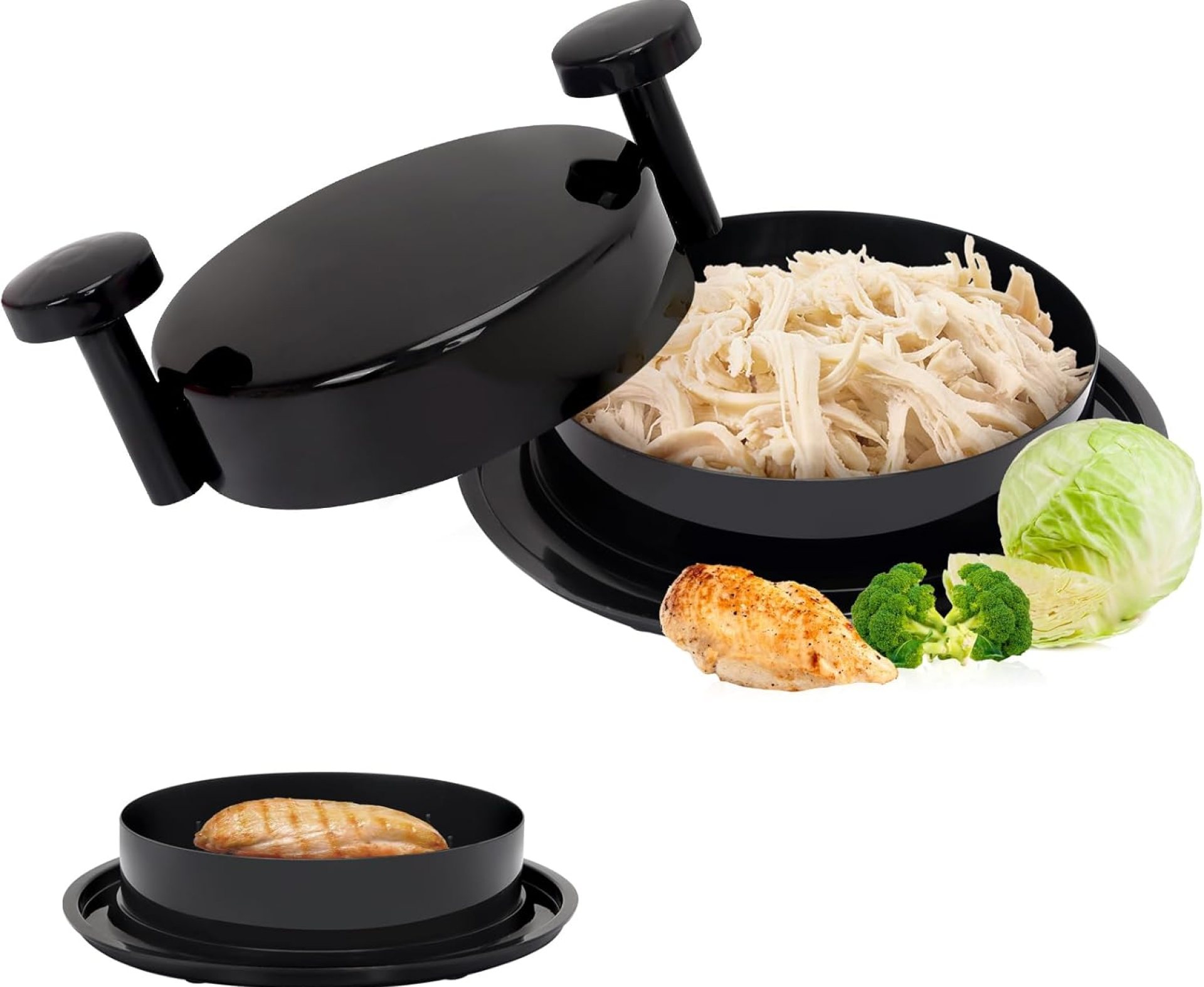 Chicken Shredder Tool Twist, Meat Shredder with Ergonomic Handle, Easy Cleaning, Anti-Slip, Dishwasher Safe – Black Chicken Shredder Tool Twist, Meat Shredder with Ergonomic Handle, Easy Cleaning, Anti-Slip, Dishwasher Safe – Black