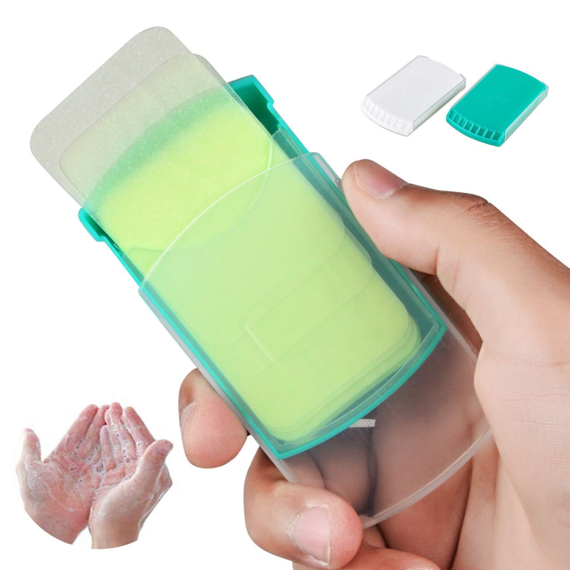 HongyiTime 2 Boxs (100 Sheets) Hand Washing Soap Sheets for Outdoor Travel,Portable Camping Hand Soap,Hiking Washing Hand Bath Paper Soap for Travel,BBQ,Party,School,Girls HongyiTime 2 Boxs (100 Sheets) Hand Washing Soap Sheets for Outdoor Travel,Portable Camping Hand Soap,Hiking Washing Hand Bath Paper Soap for Travel,BBQ,Party,School,Girls