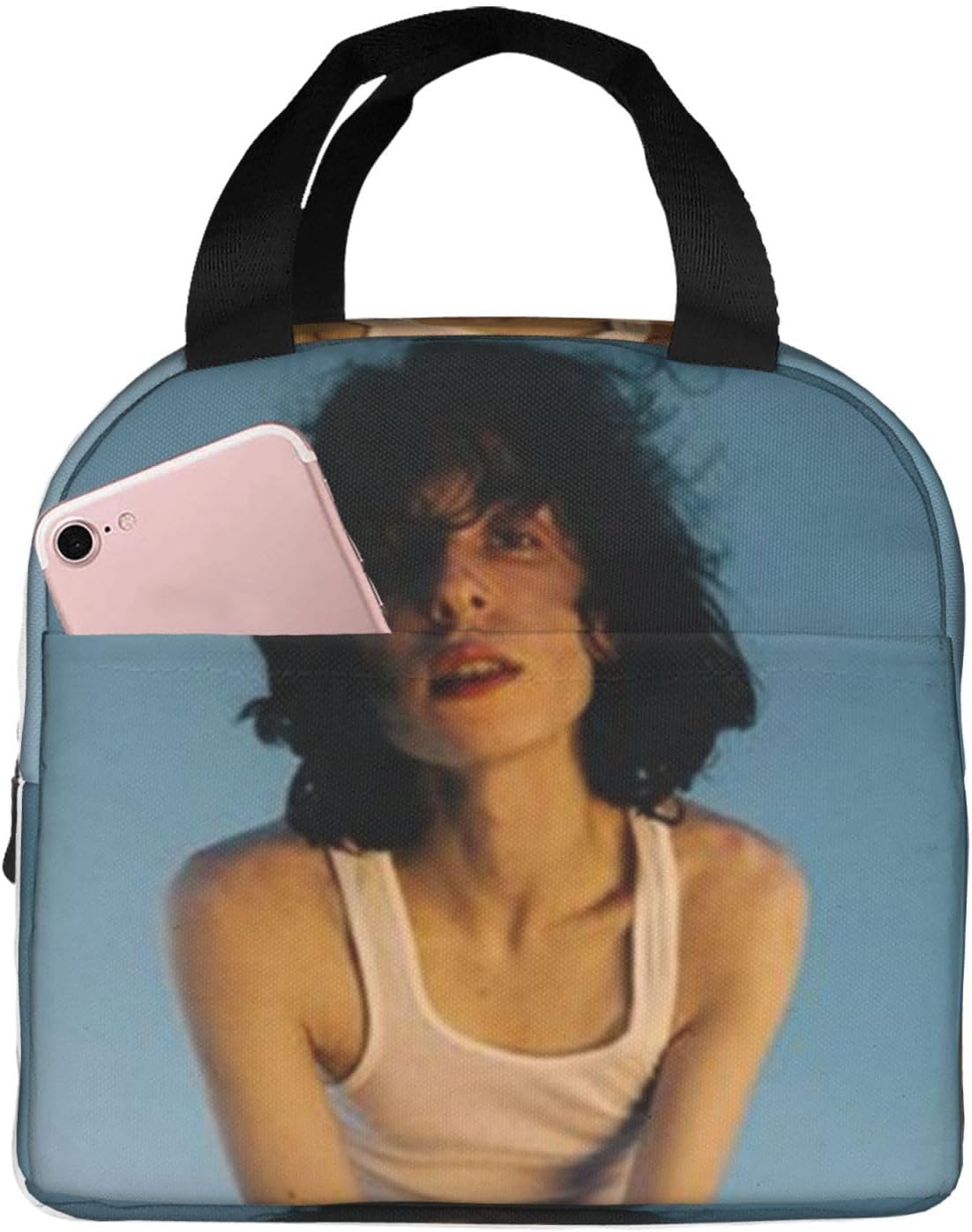 B-oliye Clairo lunch bag hand-held lunch bag, lunch bag food keeps cool or warm for about 4 hours Black B-oliye Clairo lunch bag hand-held lunch bag, lunch bag food keeps cool or warm for about 4 hours Black