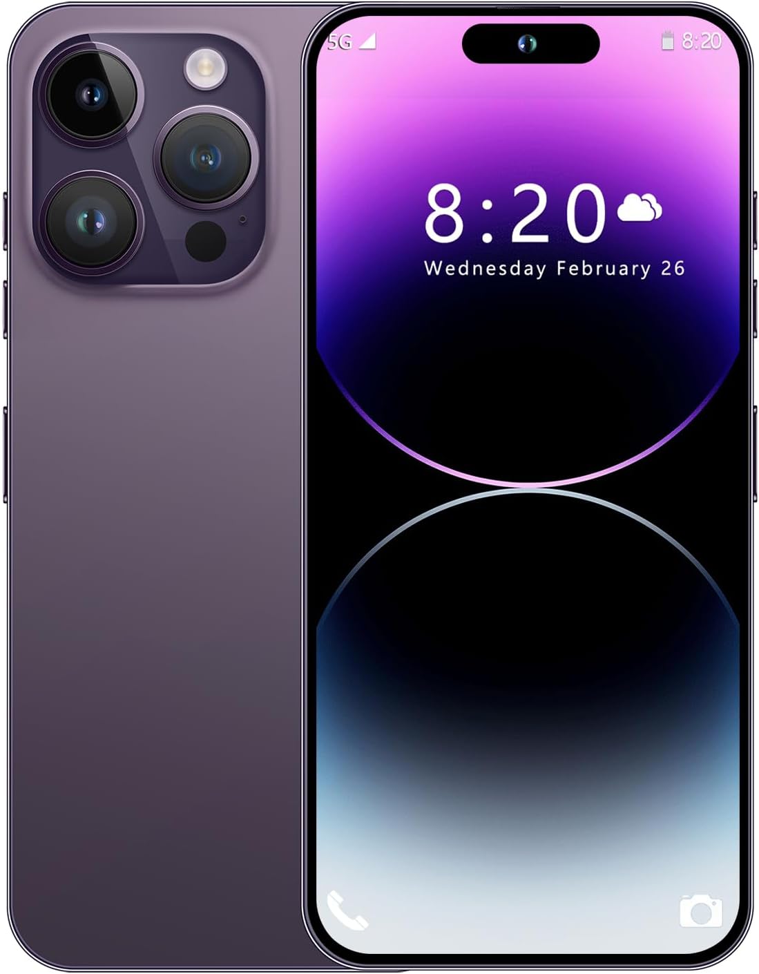 I14 Pro Max Unlocked Cell Phone,Long Battery Life 6.82″ HD Screen Unlocked Phones,Android13 6+256GB Smartphone with 128G Memory Card,Dual SIM/Fingerprint Lock/Face ID/GPS (Purple) I14 Pro Max Unlocked Cell Phone,Long Battery Life 6.82″ HD Screen Unlocked Phones,Android13 6+256GB Smartphone with 128G Memory Card,Dual SIM/Fingerprint Lock/Face ID/GPS (Purple)