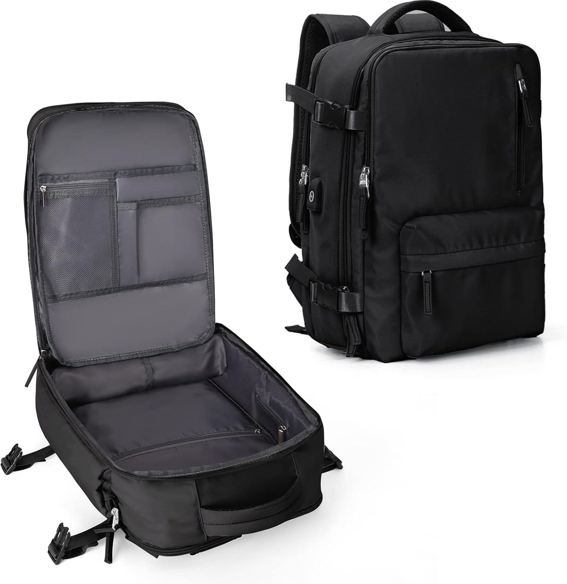 WONHOX Large Travel Backpack Carry on Flight Approved Laptop Work Business Backpack for Women Men Mochila de Viaje WONHOX Large Travel Backpack Carry on Flight Approved Laptop Work Business Backpack for Women Men Mochila de Viaje
