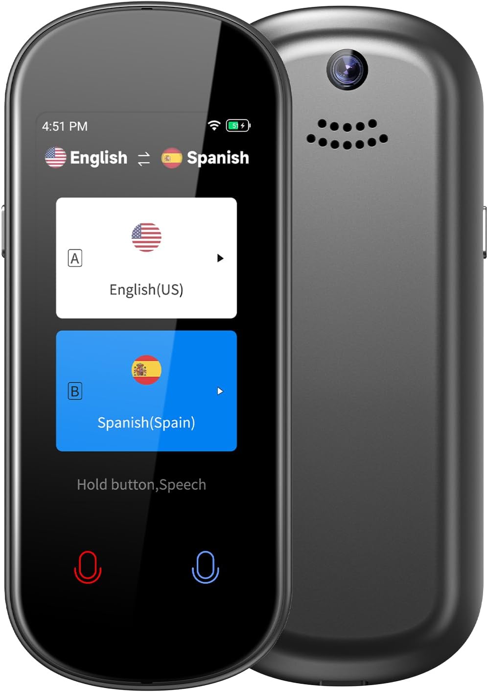 Language Translator Device No WiFi Needed, 138+ Languages Translation in Real Time Portable Voice Translator Device with HD Touchscreen Photo/Offline Translation for Learning Travel Business Gift Language Translator Device No WiFi Needed, 138+ Languages Translation in Real Time Portable Voice Translator Device with HD Touchscreen Photo/Offline Translation for Learning Travel Business Gift