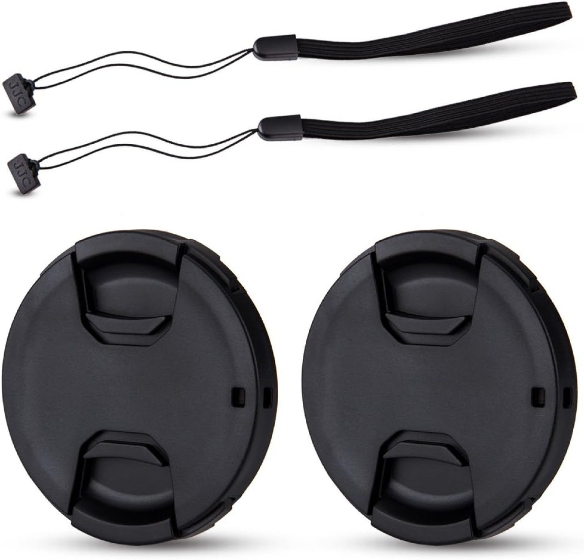 JJC 2-Pack 37mm Center Pinch Front Lens Cap Cover with Deluxe Lens Cap Keeper for Olympus Panasonic Canon Nikon and Other Brand of Lenses with 37mm Filter Thread JJC 2-Pack 37mm Center Pinch Front Lens Cap Cover with Deluxe Lens Cap Keeper for Olympus Panasonic Canon Nikon and Other Brand of Lenses with 37mm Filter Thread