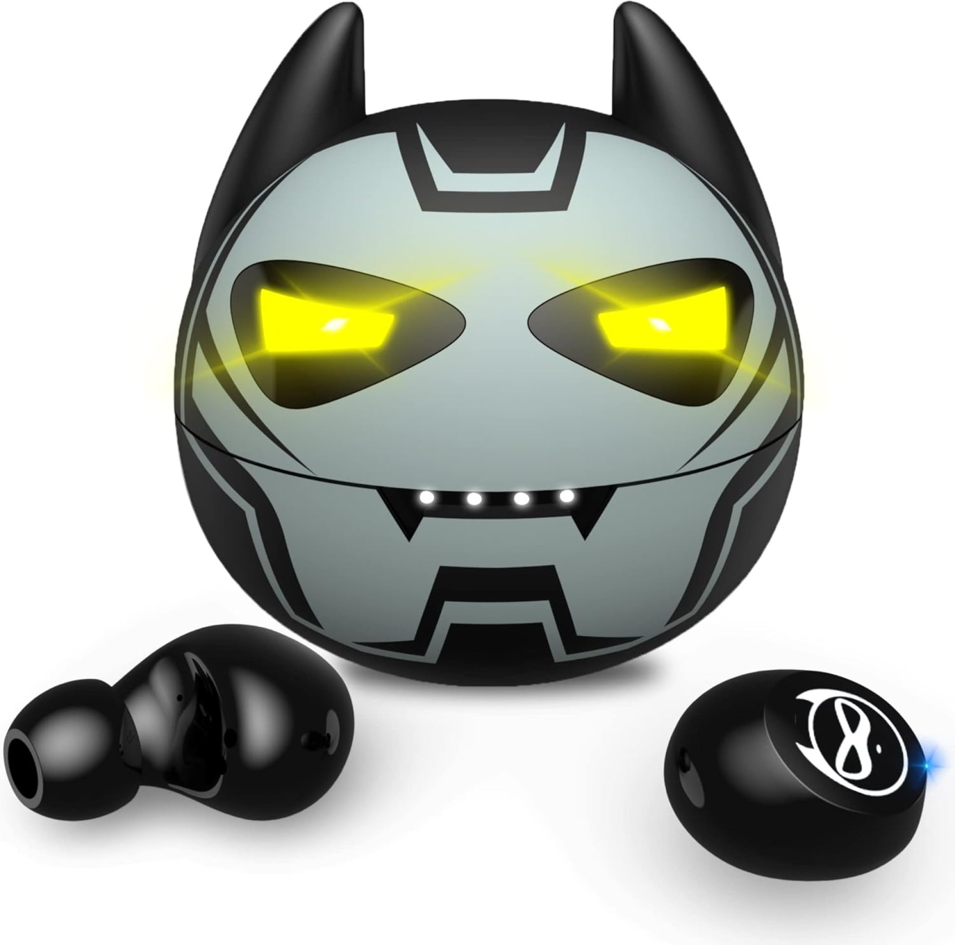 Gray Wireless Bluetooth 5.0 Earbuds, B88-1, IPX5 Waterproof, 36H Playtime, Built-in Mic, LED Display, USB-C, for Kids, Boys, Adults, Gaming Gray Wireless Bluetooth 5.0 Earbuds, B88-1, IPX5 Waterproof, 36H Playtime, Built-in Mic, LED Display, USB-C, for Kids, Boys, Adults, Gaming