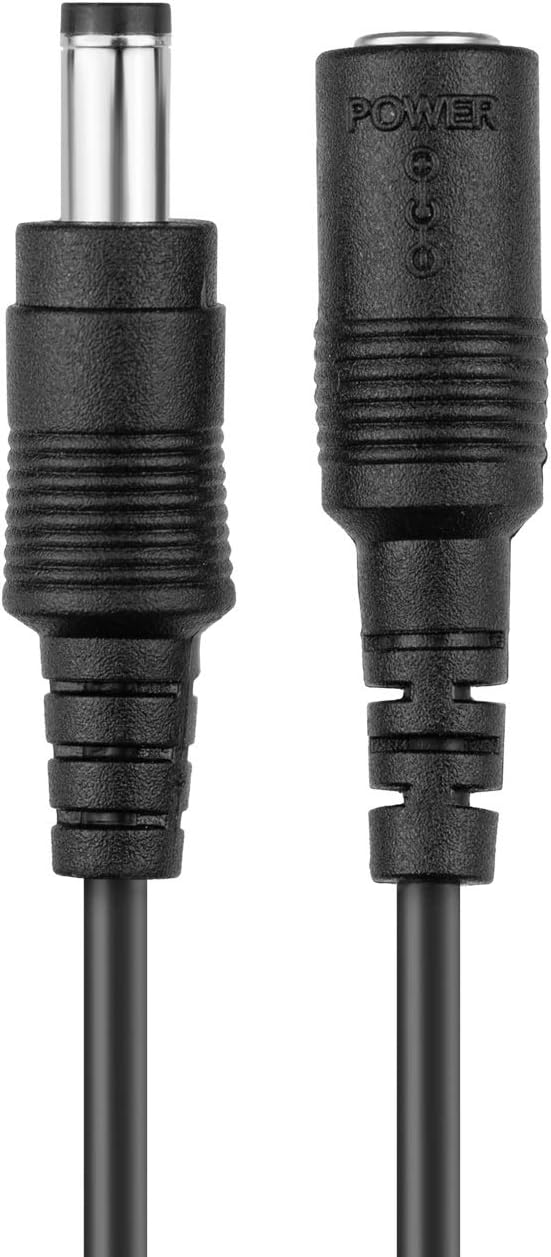 Amcrest Universal 12V DC Power Extension Cable (30ft) for Power Supply/Adapter/Outdoor Security Cameras, Compatible with All CCTV/IP Camera Brands, 5.5mm DC Plug, 30 Feet, Black (30FTEXTB-12V) Amcrest Universal 12V DC Power Extension Cable (30ft) for Power Supply/Adapter/Outdoor Security Cameras, Compatible with All CCTV/IP Camera Brands, 5.5mm DC Plug, 30 Feet, Black (30FTEXTB-12V)
