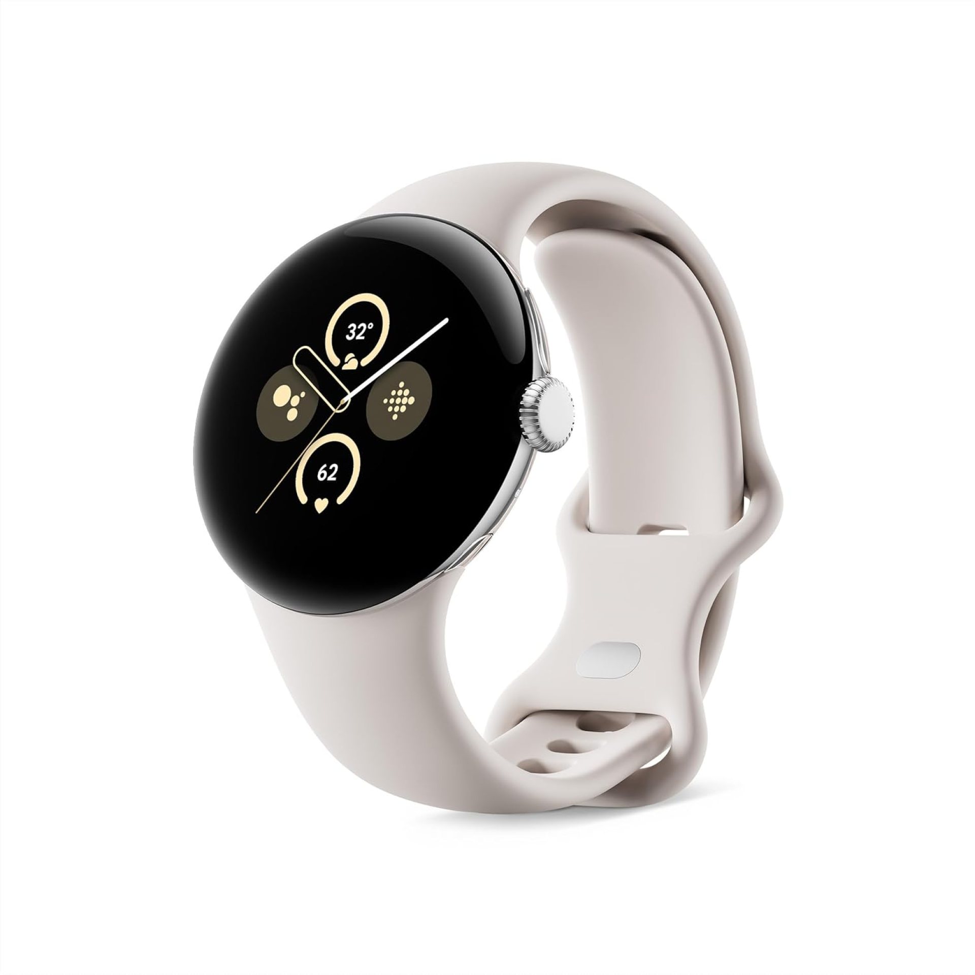 Google Pixel Watch 2 (Previous Model) with Best of Fitbit – Heart Rate Tracking, Stress Management, Safety Features – Android Smartwatch – Polished Silver Aluminum Case – Porcelain Active Band – Wi-Fi Google Pixel Watch 2 (Previous Model) with Best of Fitbit – Heart Rate Tracking, Stress Management, Safety Features – Android Smartwatch – Polished Silver Aluminum Case – Porcelain Active Band – Wi-Fi
