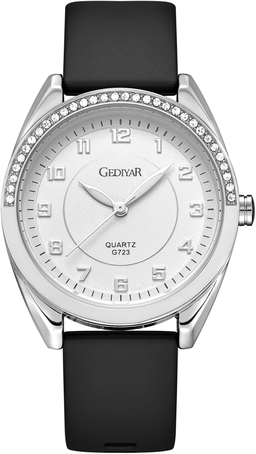 Waterproof Analog Women’s Watch for Nurses, Nursing, Lady,Students,with Easy Read Dial,Second Hand Soft Silicone Band Quartz Female Dress Wrist Watches Waterproof Analog Women’s Watch for Nurses, Nursing, Lady,Students,with Easy Read Dial,Second Hand Soft Silicone Band Quartz Female Dress Wrist Watches