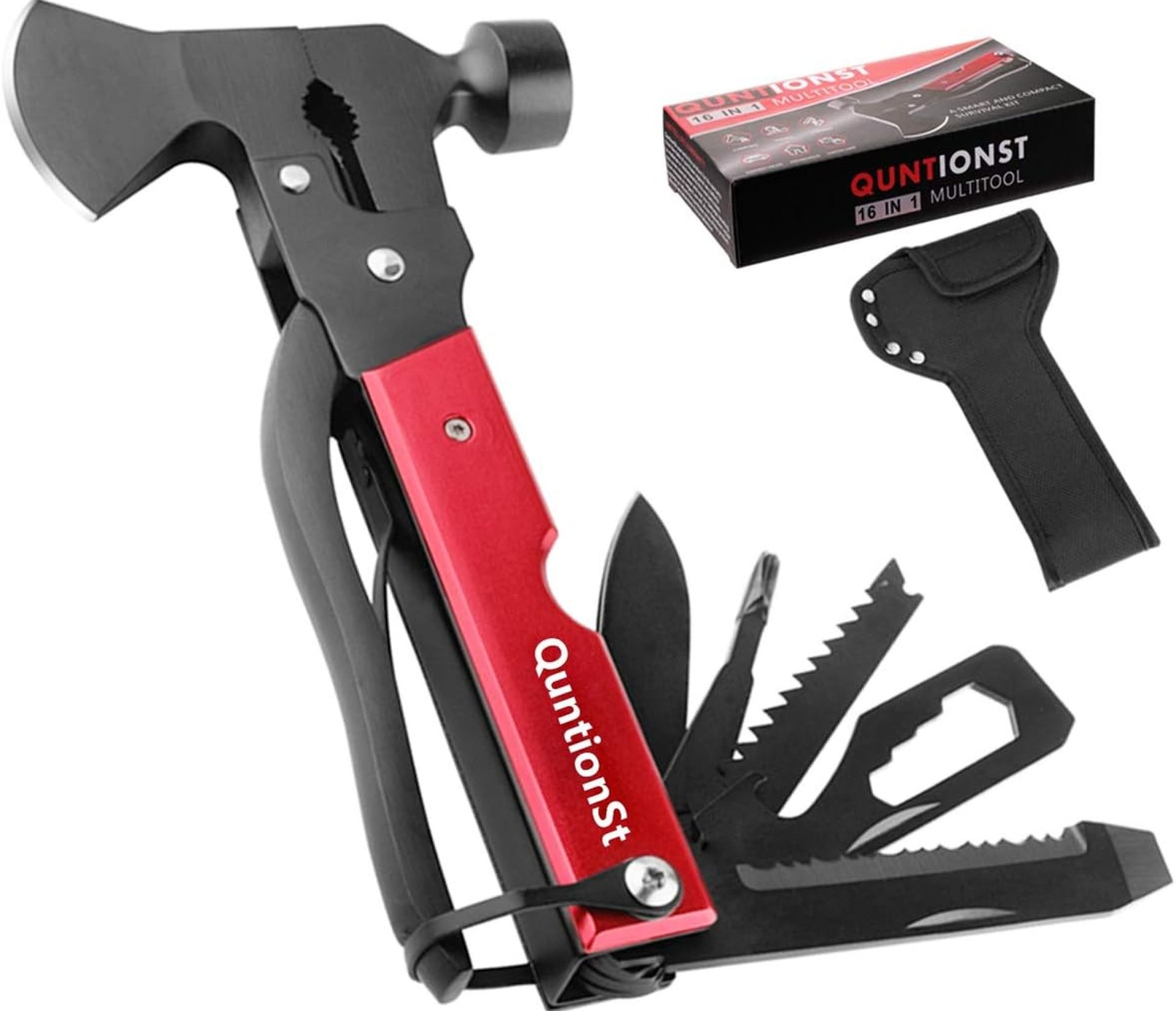 Camping Gear Multitool, Stocking Stuffers for Men, Christmas Mens Gifts for Dad Husband Boyfriend, 16 in 1 Camping Accessories Multitool Hatchet, Camping Tool with Axe,Hammer,Plier,Knife,Bottle Opener Camping Gear Multitool, Stocking Stuffers for Men, Christmas Mens Gifts for Dad Husband Boyfriend, 16 in 1 Camping Accessories Multitool Hatchet, Camping Tool with Axe,Hammer,Plier,Knife,Bottle Opener