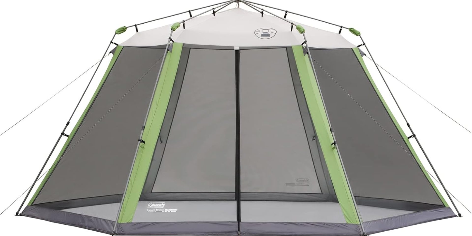Coleman Skylodge Portable Screenhouse with 1-Minute Setup, Screened Gazebo for Bug-Free Lounging, Outdoor Sun Shade for Picnic, Events, Parties, Camping, & More Coleman Skylodge Portable Screenhouse with 1-Minute Setup, Screened Gazebo for Bug-Free Lounging, Outdoor Sun Shade for Picnic, Events, Parties, Camping, & More