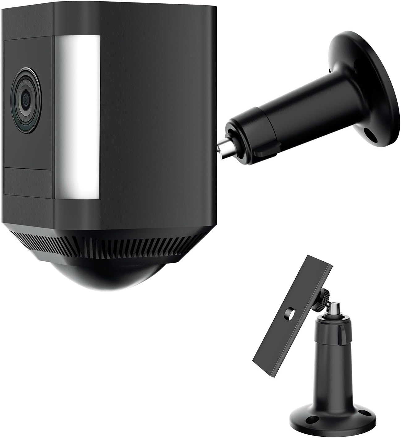 1 Pack Ring Camera Mount, Adjustable Mounting Bracket Holder Only Compatible with Ring Spotlight Cam Plus/Pro Battery, Accessories for Ring Surveillance Camera System(Black) 1 Pack Ring Camera Mount, Adjustable Mounting Bracket Holder Only Compatible with Ring Spotlight Cam Plus/Pro Battery, Accessories for Ring Surveillance Camera System(Black)