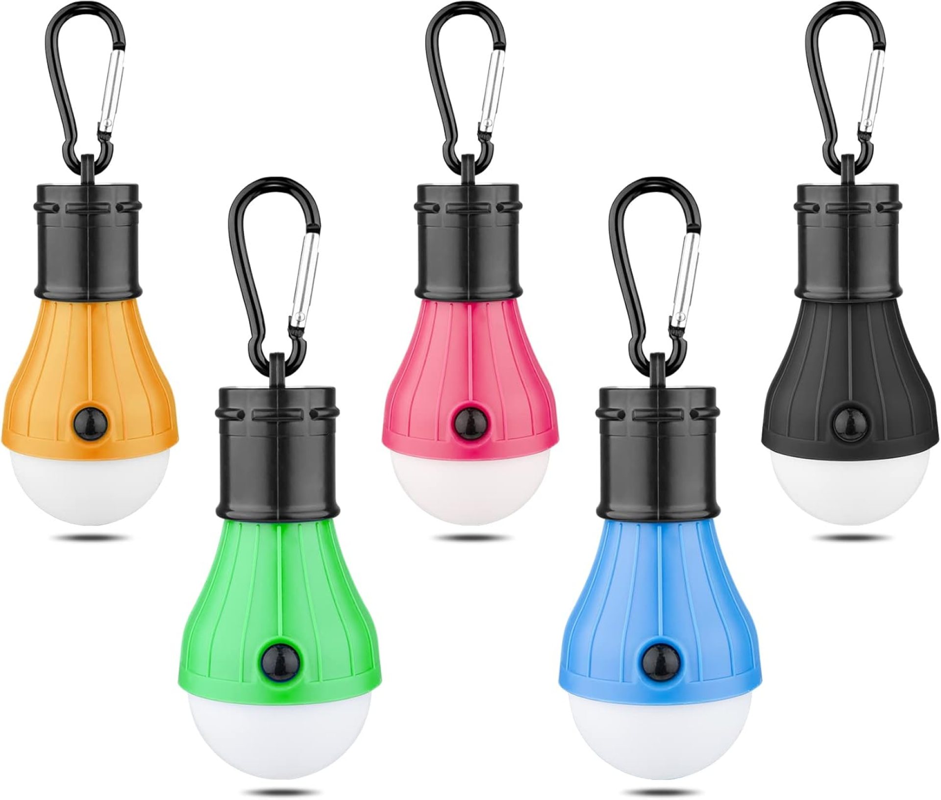 LED Camping Tent Lantern, Portable Outdoor Waterproof Emergency Light Bulb, Battery Powered with Clip Hook, Super Bright, for Hiking, Party,Camping, Fishing, Power Failure (5 Packs, Multi-Color) LED Camping Tent Lantern, Portable Outdoor Waterproof Emergency Light Bulb, Battery Powered with Clip Hook, Super Bright, for Hiking, Party,Camping, Fishing, Power Failure (5 Packs, Multi-Color)