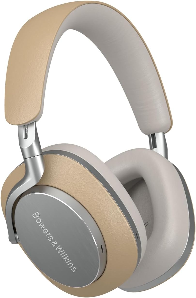 Bowers & Wilkins Px8 Over-Ear Wireless Headphones, Advanced Active Noise Cancellation, Luxurious Materials, 30-Hour Battery Life, 15-Min Quick Charging, Tan Bowers & Wilkins Px8 Over-Ear Wireless Headphones, Advanced Active Noise Cancellation, Luxurious Materials, 30-Hour Battery Life, 15-Min Quick Charging, Tan