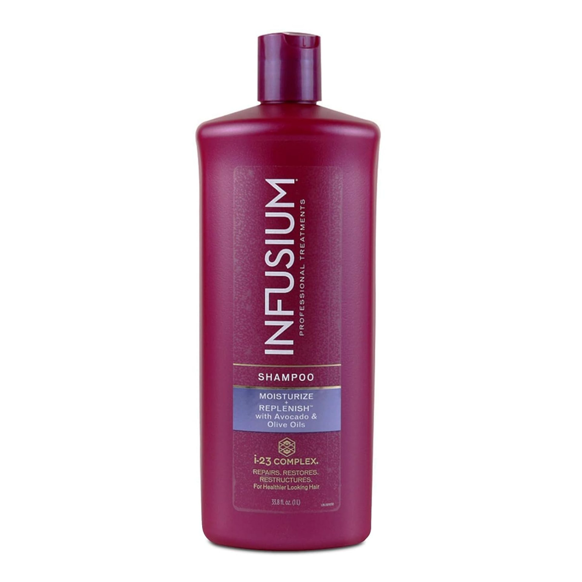 Infusium Moisturize and Replenish Shampoo – Infused with Avocado and Olive Oil – Hair Care for Dry Hair – Moisturizing Shampoo for Women – 1 L Infusium Moisturize and Replenish Shampoo – Infused with Avocado and Olive Oil – Hair Care for Dry Hair – Moisturizing Shampoo for Women – 1 L