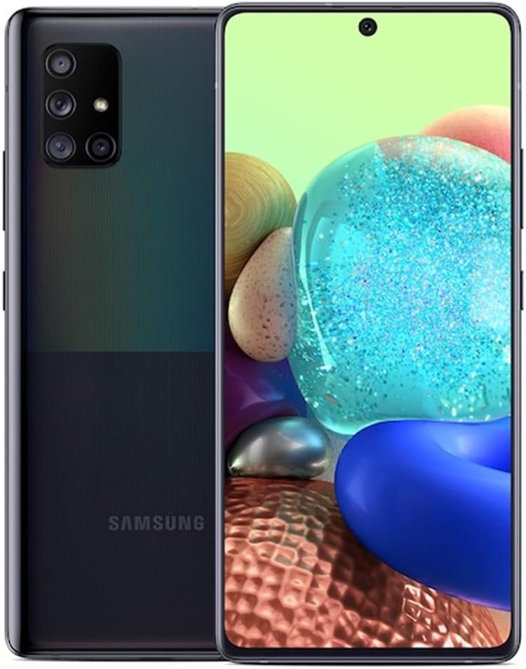 SAMSUNG Galaxy A71 5G (128GB, 6GB) 6.7″ AMOLED+, Snapdragon 765G, 4500mAh Battery, Global 5G Volte GSM AT&T Unlocked (T-Mobile, Metro, Straight Talk) A716U (Prism Cube Black) (Renewed) SAMSUNG Galaxy A71 5G (128GB, 6GB) 6.7″ AMOLED+, Snapdragon 765G, 4500mAh Battery, Global 5G Volte GSM AT&T Unlocked (T-Mobile, Metro, Straight Talk) A716U (Prism Cube Black) (Renewed)