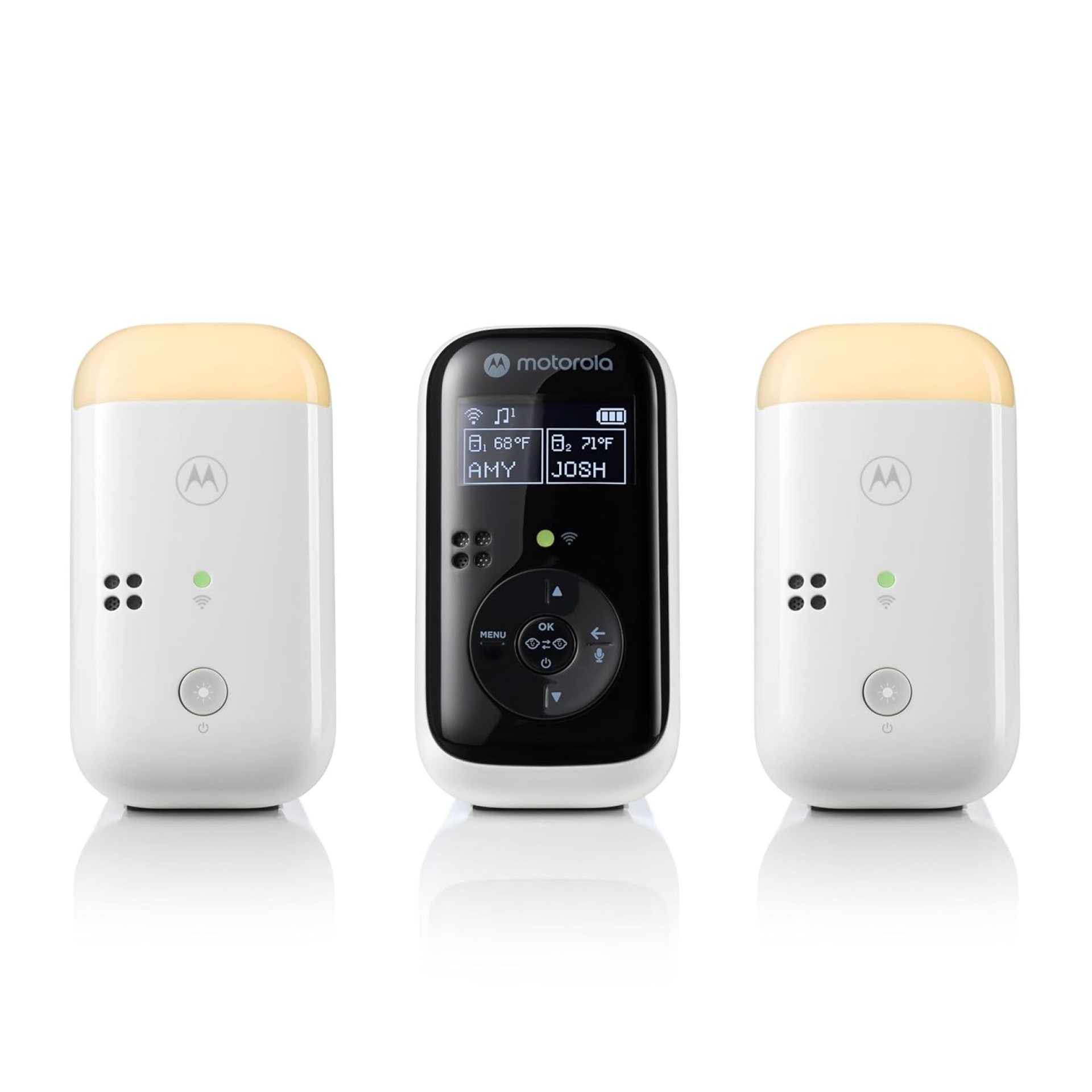 Motorola Nursery PIP15 Audio Baby Monitor, Dual Room HD Infant Monitor with Nightlight, 1500 Ft. Range, Two-Way Talk, Includes Parent Unit, 2 Monitors Motorola Nursery PIP15 Audio Baby Monitor, Dual Room HD Infant Monitor with Nightlight, 1500 Ft. Range, Two-Way Talk, Includes Parent Unit, 2 Monitors