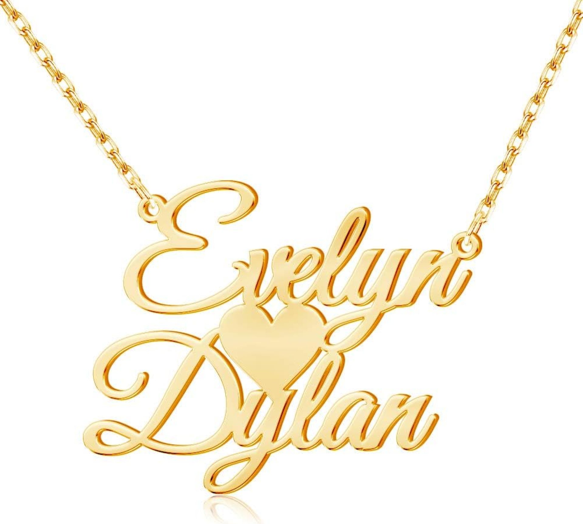 Name Necklace Personalized, 18K Gold Plated Custom Name Necklaces for Women Customized Name Plate Pendant Jewelry Gifts for Women Name Necklace Personalized, 18K Gold Plated Custom Name Necklaces for Women Customized Name Plate Pendant Jewelry Gifts for Women
