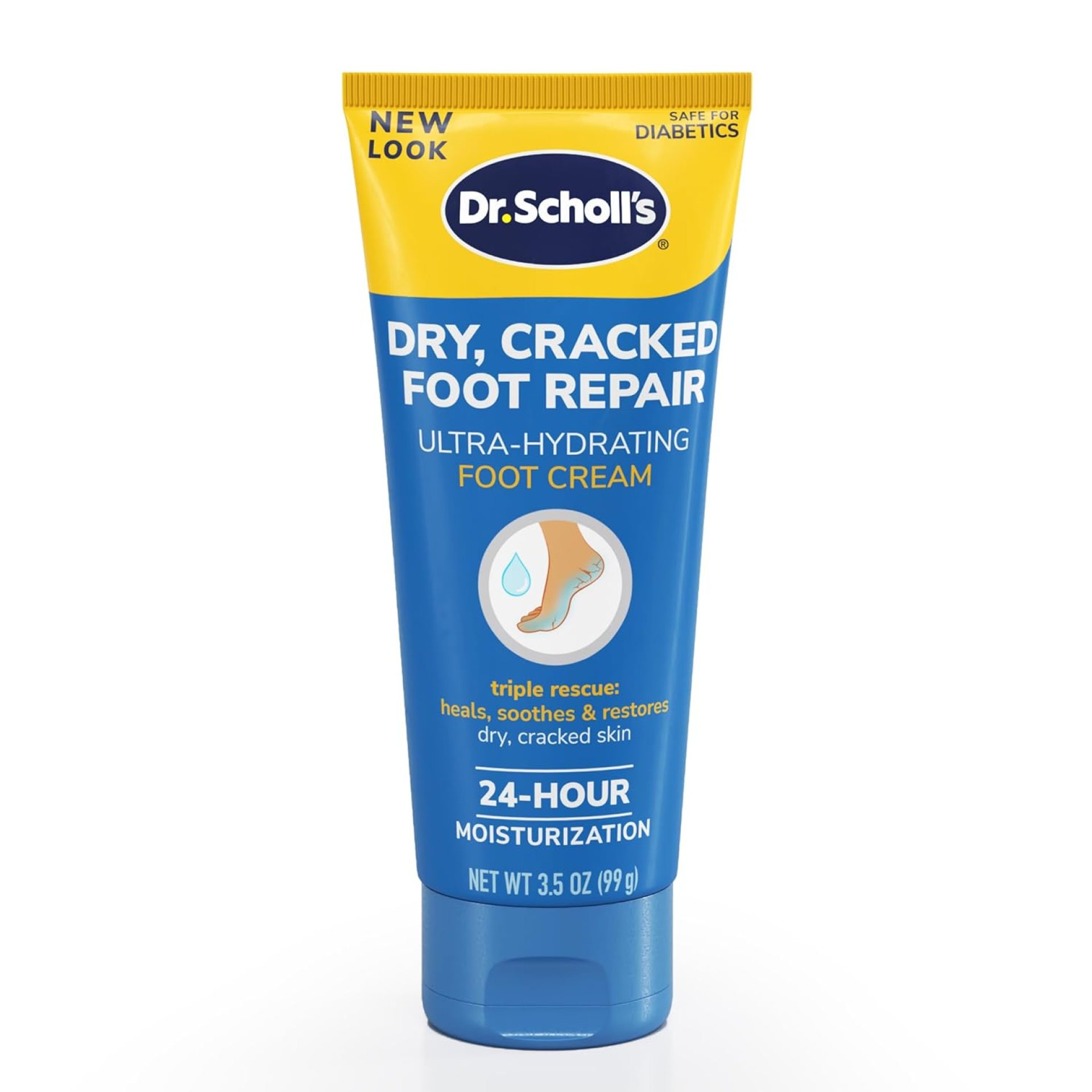 Dr Scholl’s Dry, Cracked Foot Repair Ultra-Hydrating Foot Cream Moisturizer, 3.5 oz, Skin Care Foot Lotion with 25% Urea for Dry Cracked Feet, Heals and Moisturizes for Healthy Feet Dr Scholl’s Dry, Cracked Foot Repair Ultra-Hydrating Foot Cream Moisturizer, 3.5 oz, Skin Care Foot Lotion with 25% Urea for Dry Cracked Feet, Heals and Moisturizes for Healthy Feet
