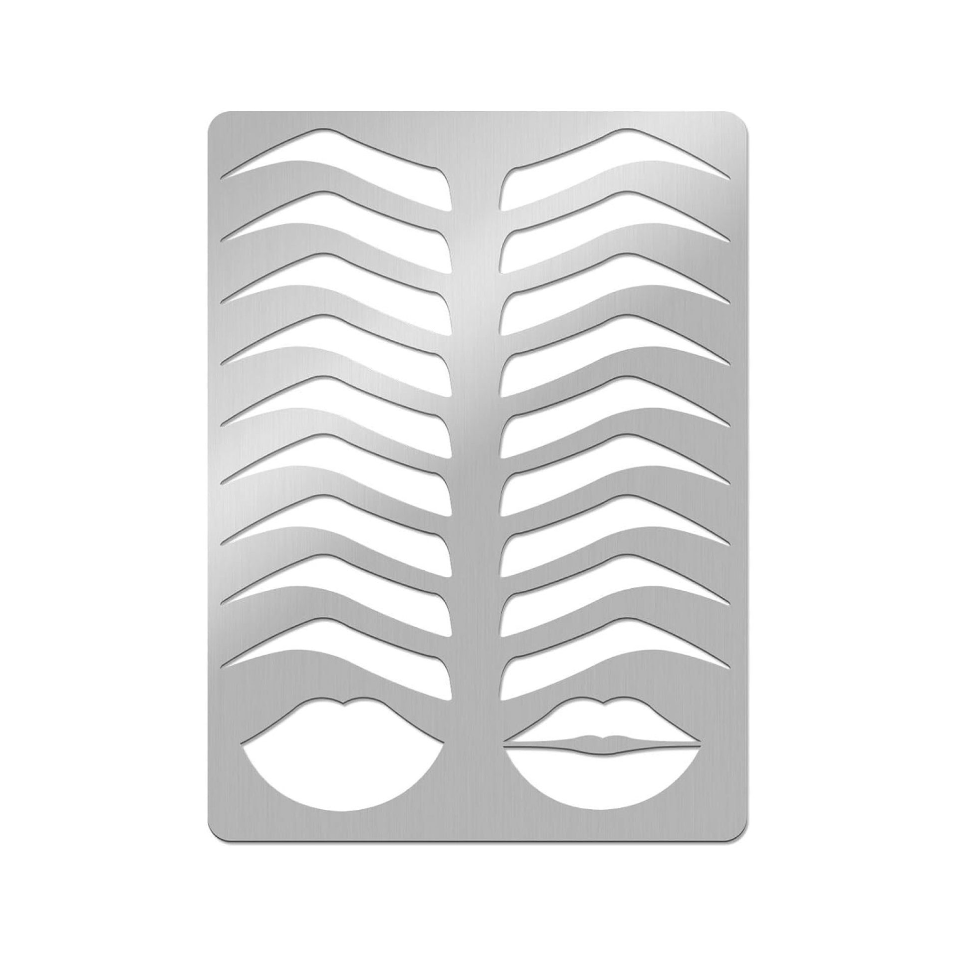 Microblading Double-sided Eyebrow Tattoo Templates Professional Eyebrow Stencil Shaping Template Practice Skin for Eyebrows Microblading Supplies Microblading Double-sided Eyebrow Tattoo Templates Professional Eyebrow Stencil Shaping Template Practice Skin for Eyebrows Microblading Supplies
