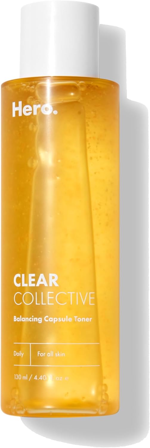 Hero Balancing Capsule Skin Toner for Face | All Skin Types | Pore Refining and Hydrating Facial Astringent Toner | 4.39 Fl Oz Hero Balancing Capsule Skin Toner for Face | All Skin Types | Pore Refining and Hydrating Facial Astringent Toner | 4.39 Fl Oz