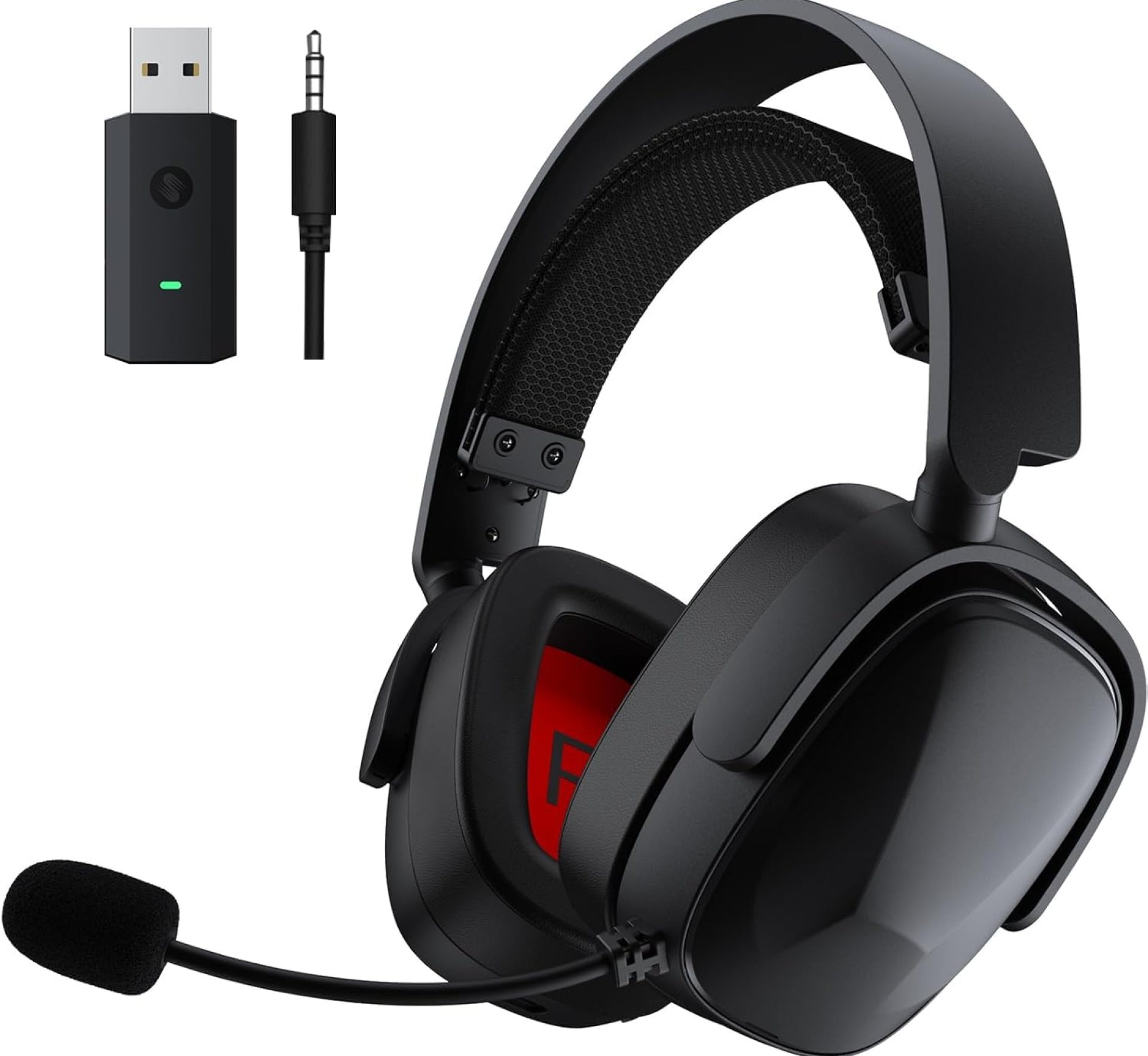 SENZER X100 Wireless Gaming Headset with Mic for PC PS4 PS5 Nintendo Switch Wired for Xbox One, Bluetooth, 40H+ Hrs Stereo Sound, Comfortable Gaming Headphones, Customized Side Plates SENZER X100 Wireless Gaming Headset with Mic for PC PS4 PS5 Nintendo Switch Wired for Xbox One, Bluetooth, 40H+ Hrs Stereo Sound, Comfortable Gaming Headphones, Customized Side Plates