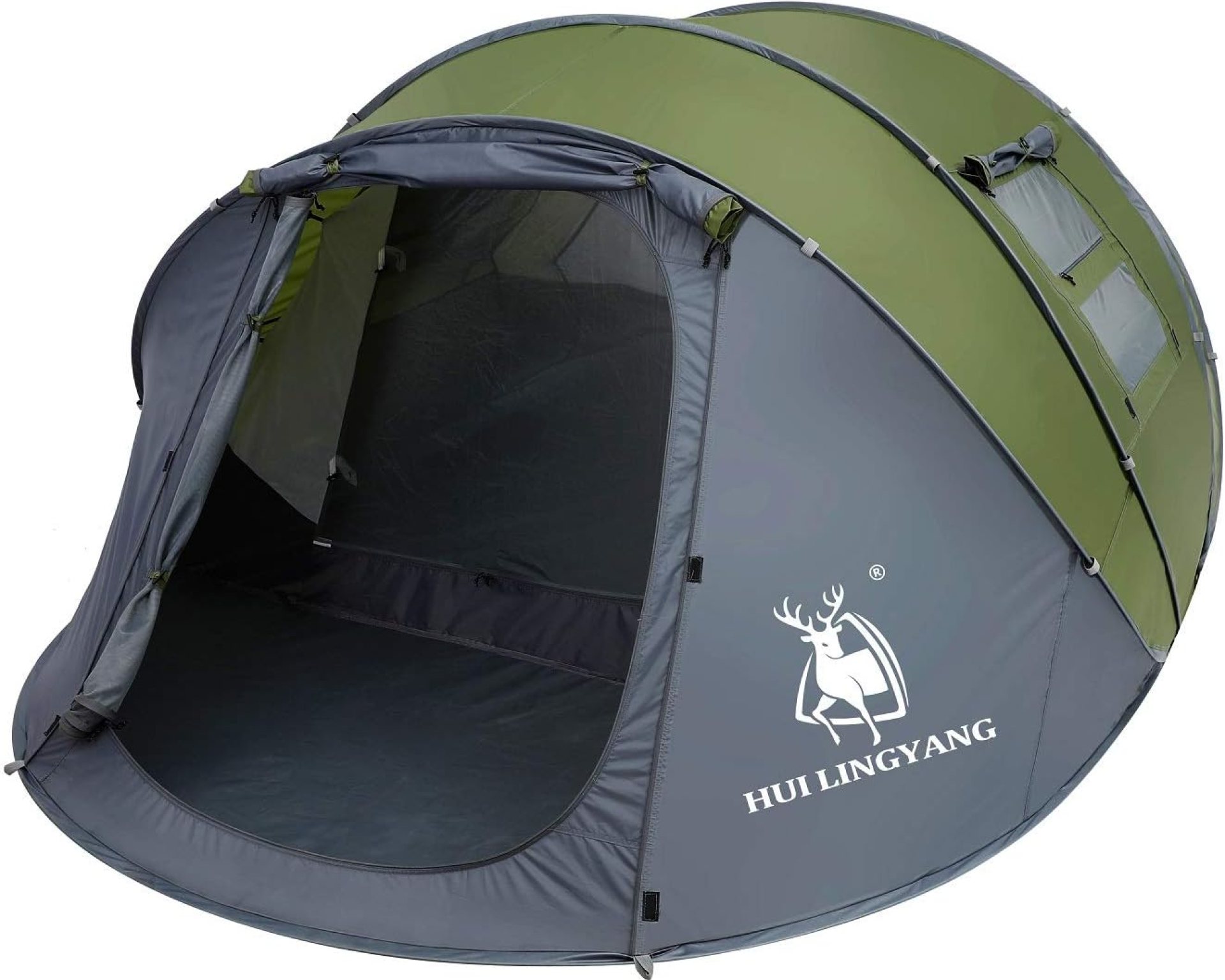6 Person Easy Pop Up Tent,12.5’ x 8.5‘ x53.5,Automatic Setup,Waterproof, Double Layer,Instant Family Tents for Camping,Hiking & Traveling 6 Person Easy Pop Up Tent,12.5’ x 8.5‘ x53.5,Automatic Setup,Waterproof, Double Layer,Instant Family Tents for Camping,Hiking & Traveling