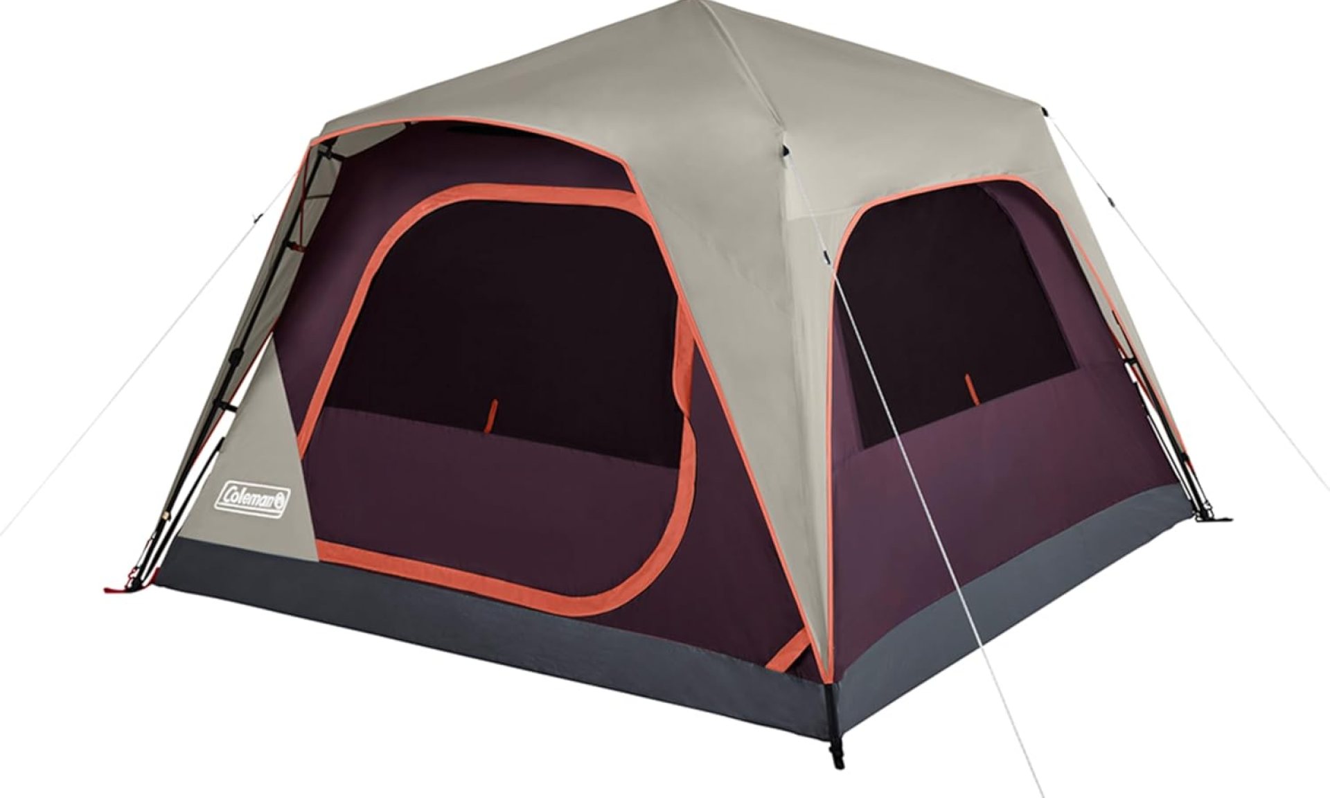 Coleman Skylodge Instant Tent, 4/6/8 Person Tent Sets Up in About 1 Minute, Weatherproof Tent with Pre-Attached Poles & Carry Bag, Made of PFAS-Free Materials Coleman Skylodge Instant Tent, 4/6/8 Person Tent Sets Up in About 1 Minute, Weatherproof Tent with Pre-Attached Poles & Carry Bag, Made of PFAS-Free Materials
