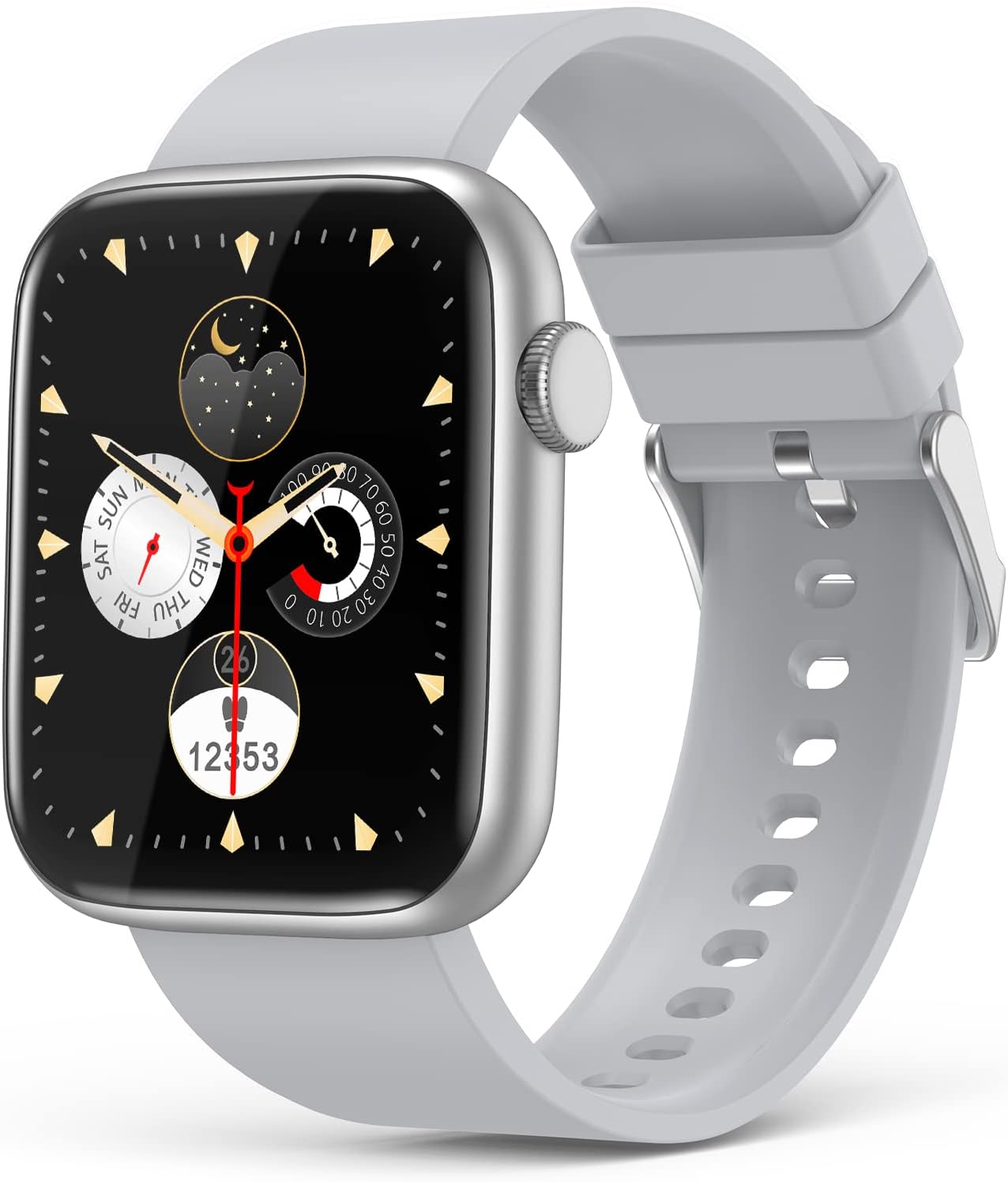 EarlySincere Smart Watches for Women Men, 1.9” HD Full Touch Screen Fitness Tracker, IP67 Waterproof Smartwatch with Heart Rate, Blood Oxygen, Sleep Monitor for Android and iPhone EarlySincere Smart Watches for Women Men, 1.9” HD Full Touch Screen Fitness Tracker, IP67 Waterproof Smartwatch with Heart Rate, Blood Oxygen, Sleep Monitor for Android and iPhone