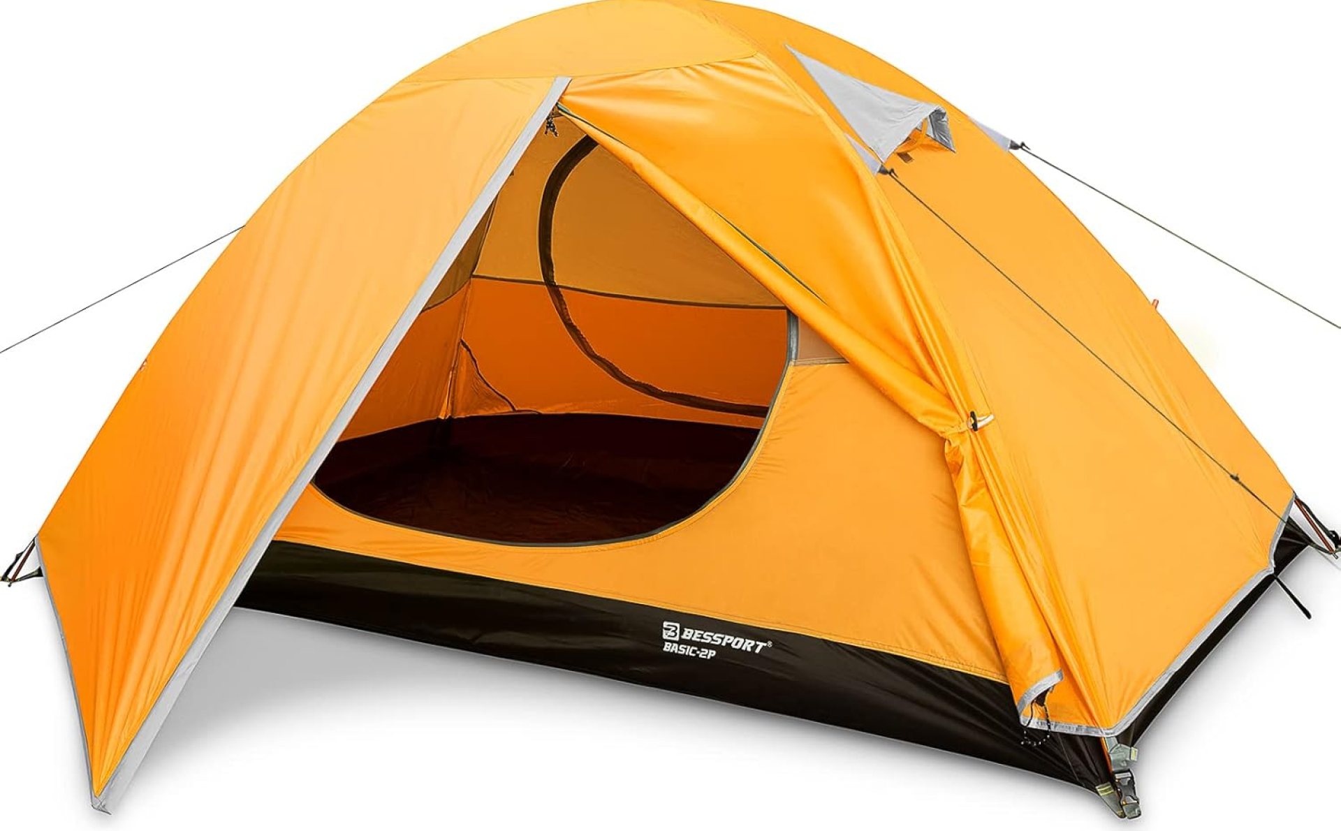 Bessport Camping Tent 1/2 Person Tent Waterproof Two Doors Backpacking Tent Easy Setup Lightweight for Outdoor, Hiking Mountaineering Travel Bessport Camping Tent 1/2 Person Tent Waterproof Two Doors Backpacking Tent Easy Setup Lightweight for Outdoor, Hiking Mountaineering Travel