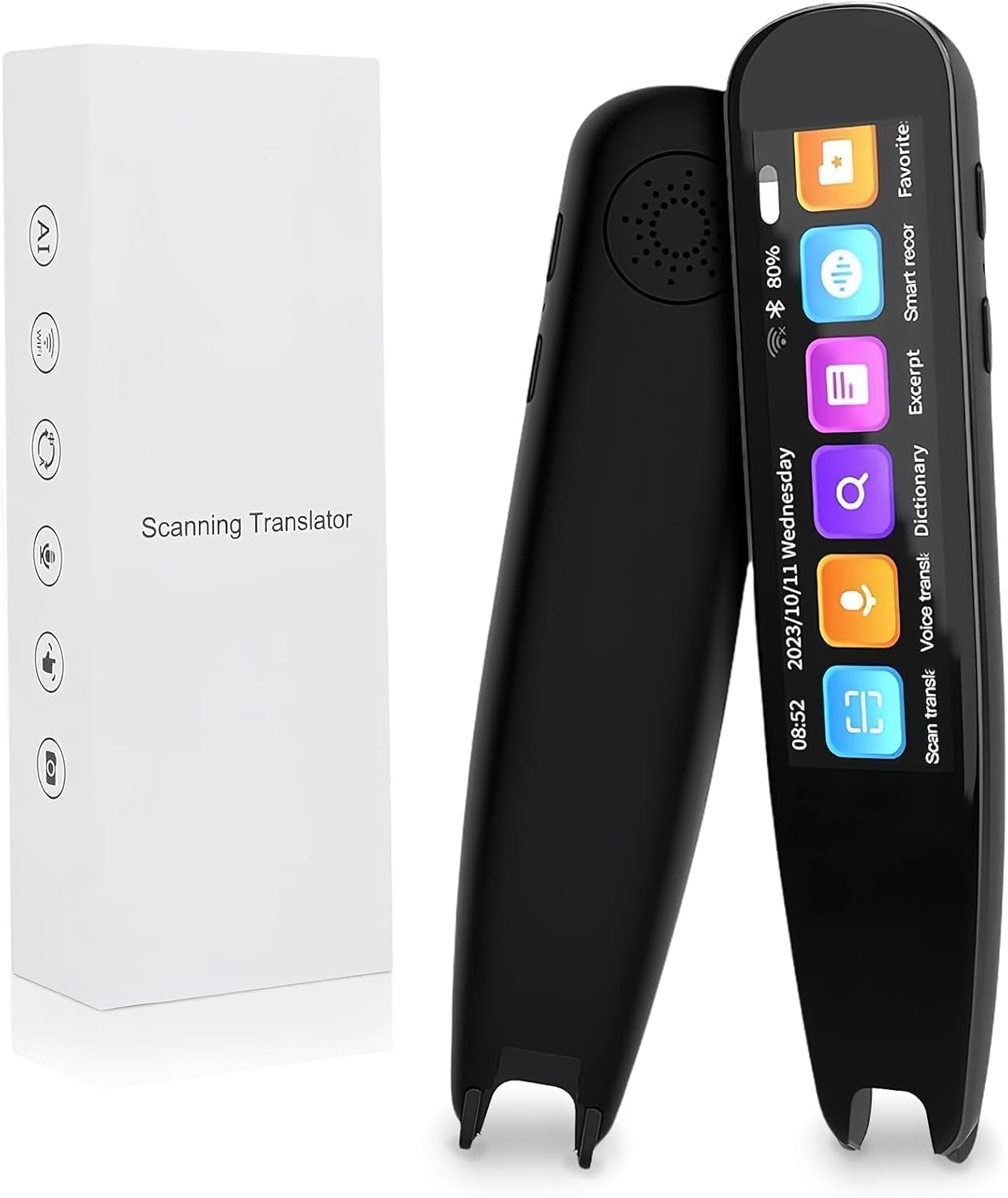 Upgraded Scan Reader Pen, Portable 134 Language Translator Device, Scan Reader Pen for Voice Translator Device, Wi-Fi Wireless Reading Pen for Dyslexia, Wireless Language Translator Upgraded Scan Reader Pen, Portable 134 Language Translator Device, Scan Reader Pen for Voice Translator Device, Wi-Fi Wireless Reading Pen for Dyslexia, Wireless Language Translator