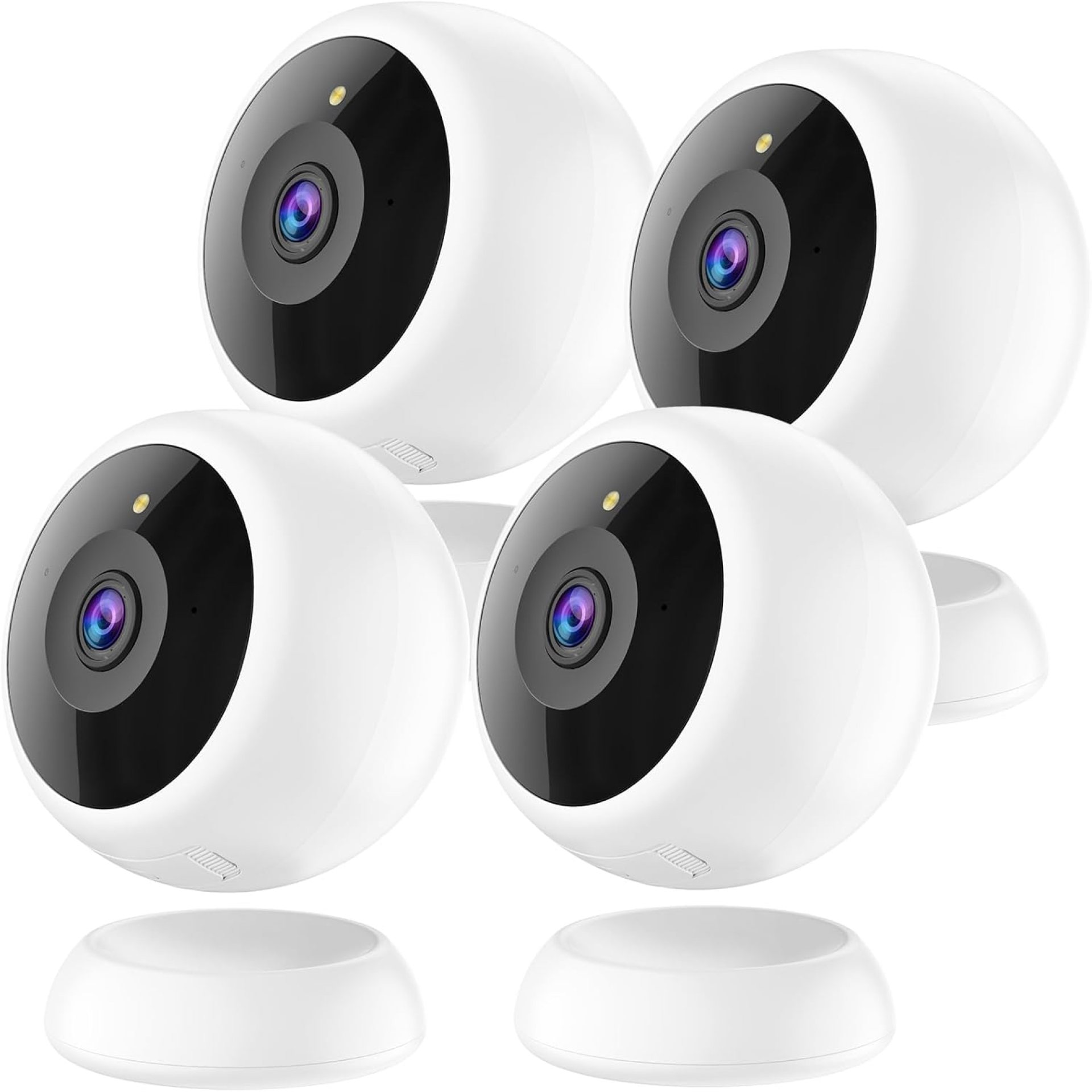 Magnetic Security Camera Wireless – 4Pack AI Motion Detection, 2K HD Video, Battery Powered, 360°, 2-Way Audio,IR Color Night Vision, Waterproof, Outdoor & Indoor Surveillance Magnetic Security Camera Wireless – 4Pack AI Motion Detection, 2K HD Video, Battery Powered, 360°, 2-Way Audio,IR Color Night Vision, Waterproof, Outdoor & Indoor Surveillance