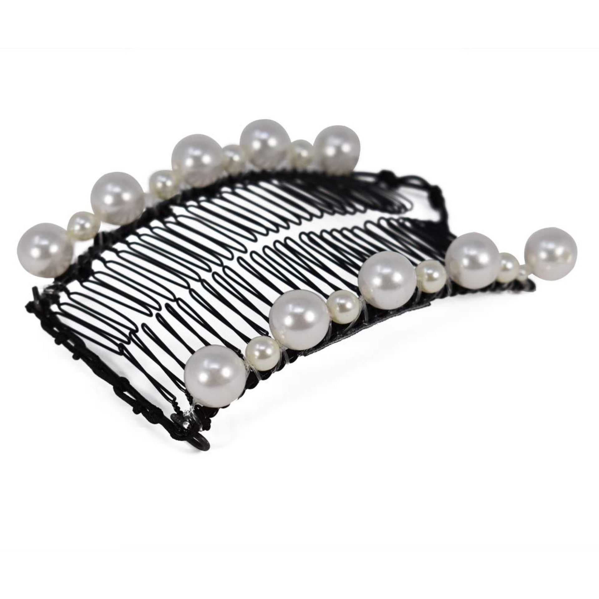 HairZing Stretchy Banana Hair Clip – Sturdy Hold, No Damage, Creases or Pain (White, Medium) HairZing Stretchy Banana Hair Clip – Sturdy Hold, No Damage, Creases or Pain (White, Medium)