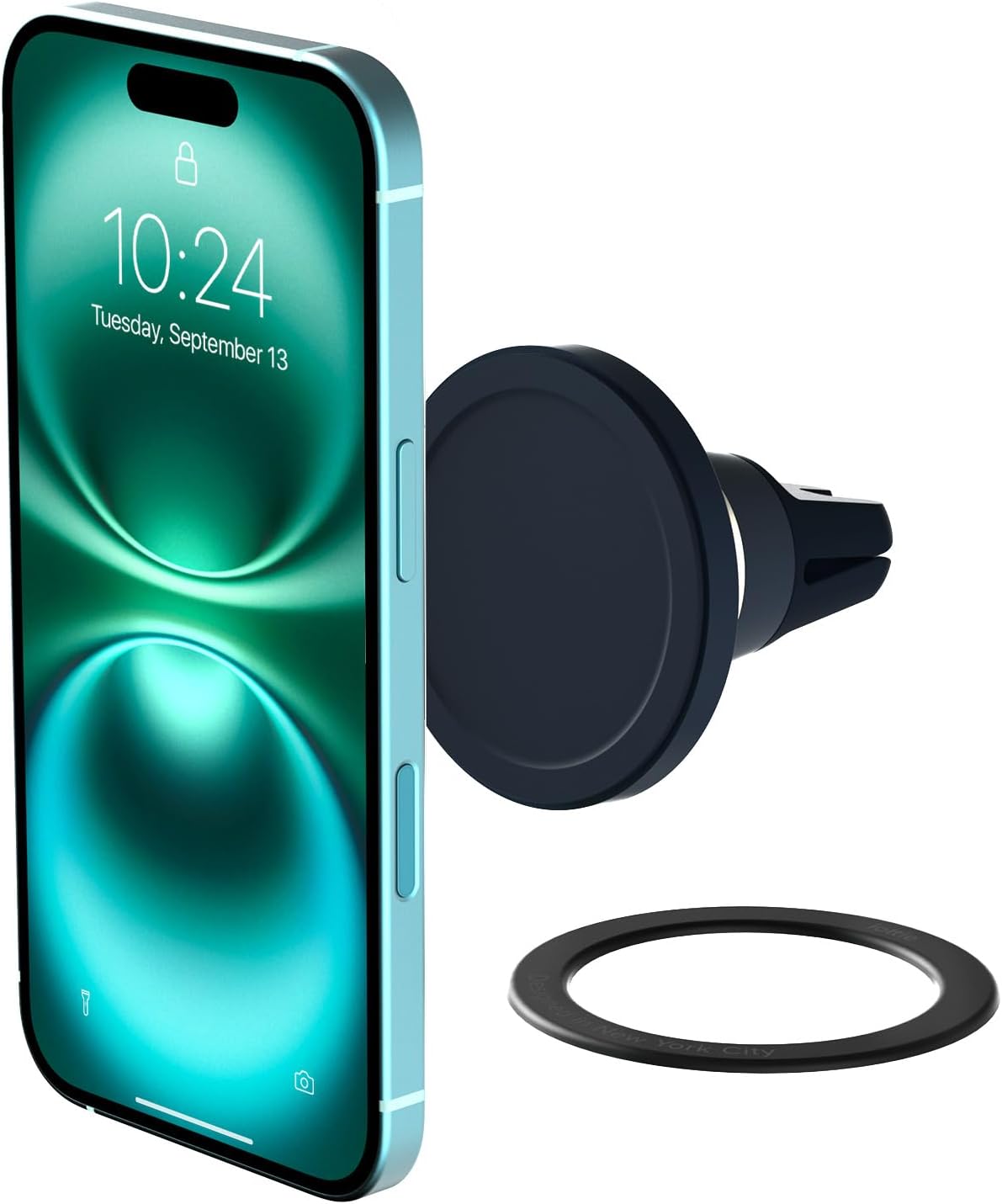 iOttie Velox MagSafe Compatible Air Vent Car Phone Holder. Unversal Magnetic Car Phone Mount for iPhone 12/13/14/15/16 Series & Android Phones via Included Magnetic Ring Adapter iOttie Velox MagSafe Compatible Air Vent Car Phone Holder. Unversal Magnetic Car Phone Mount for iPhone 12/13/14/15/16 Series & Android Phones via Included Magnetic Ring Adapter
