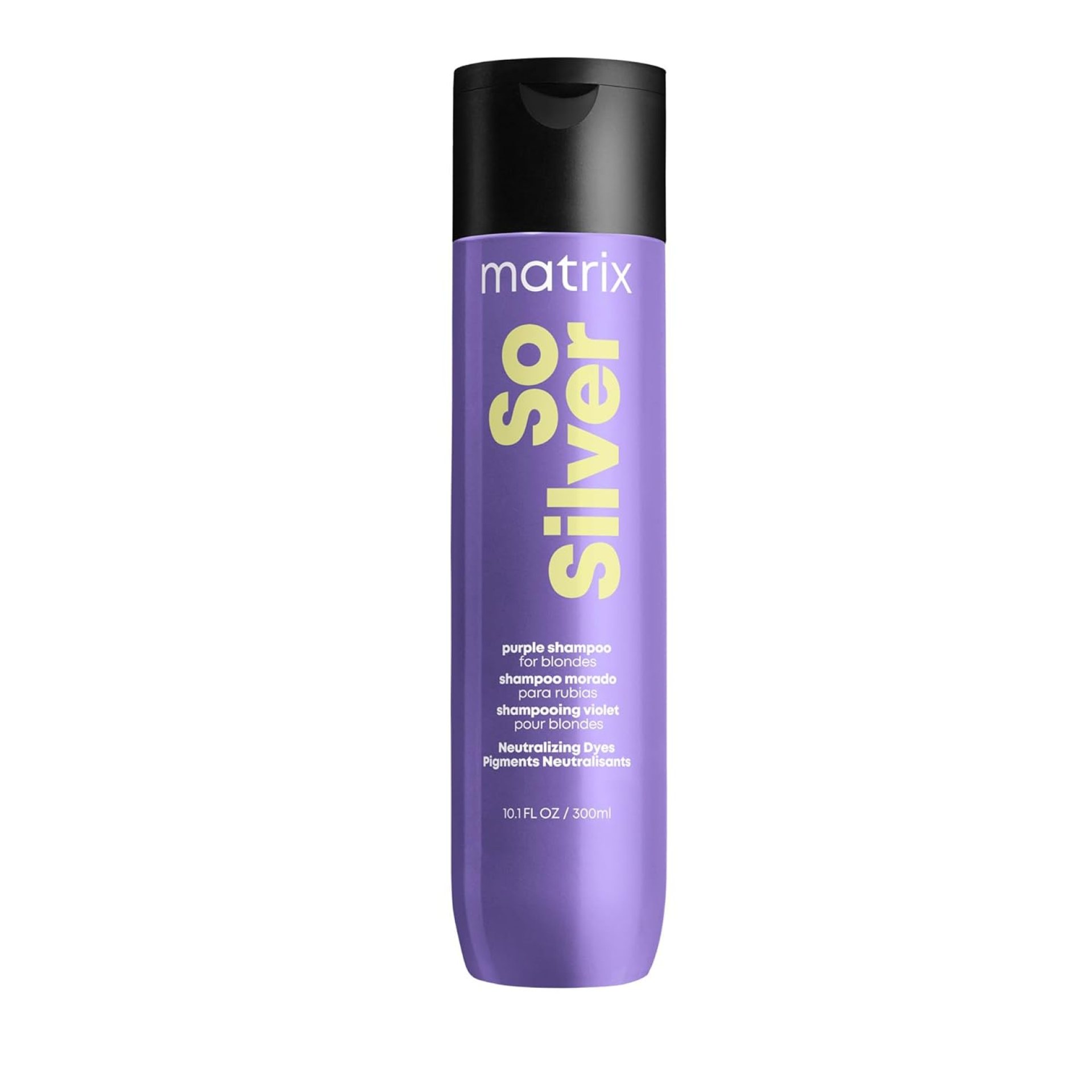 Matrix So Silver Purple Shampoo – Neutralizes Yellow Tones, Color Depositing, Brightening & Toning, For Color Treated, Blonde, Grey, White and Platinum Hair, Vegan Matrix So Silver Purple Shampoo – Neutralizes Yellow Tones, Color Depositing, Brightening & Toning, For Color Treated, Blonde, Grey, White and Platinum Hair, Vegan