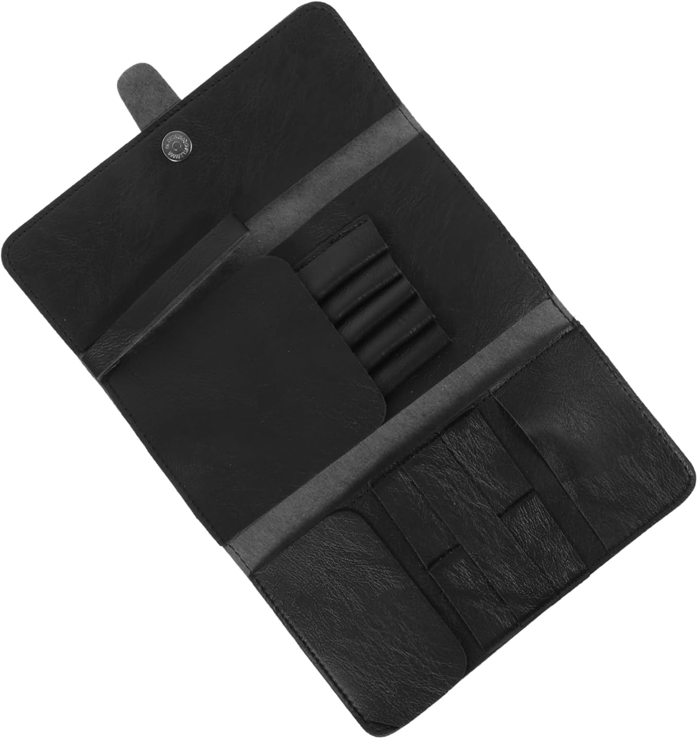 GALPADA Leather Hair Scissor Bag Barber Hair Tool Stylist Travel Case Salon Tray GALPADA Leather Hair Scissor Bag Barber Hair Tool Stylist Travel Case Salon Tray