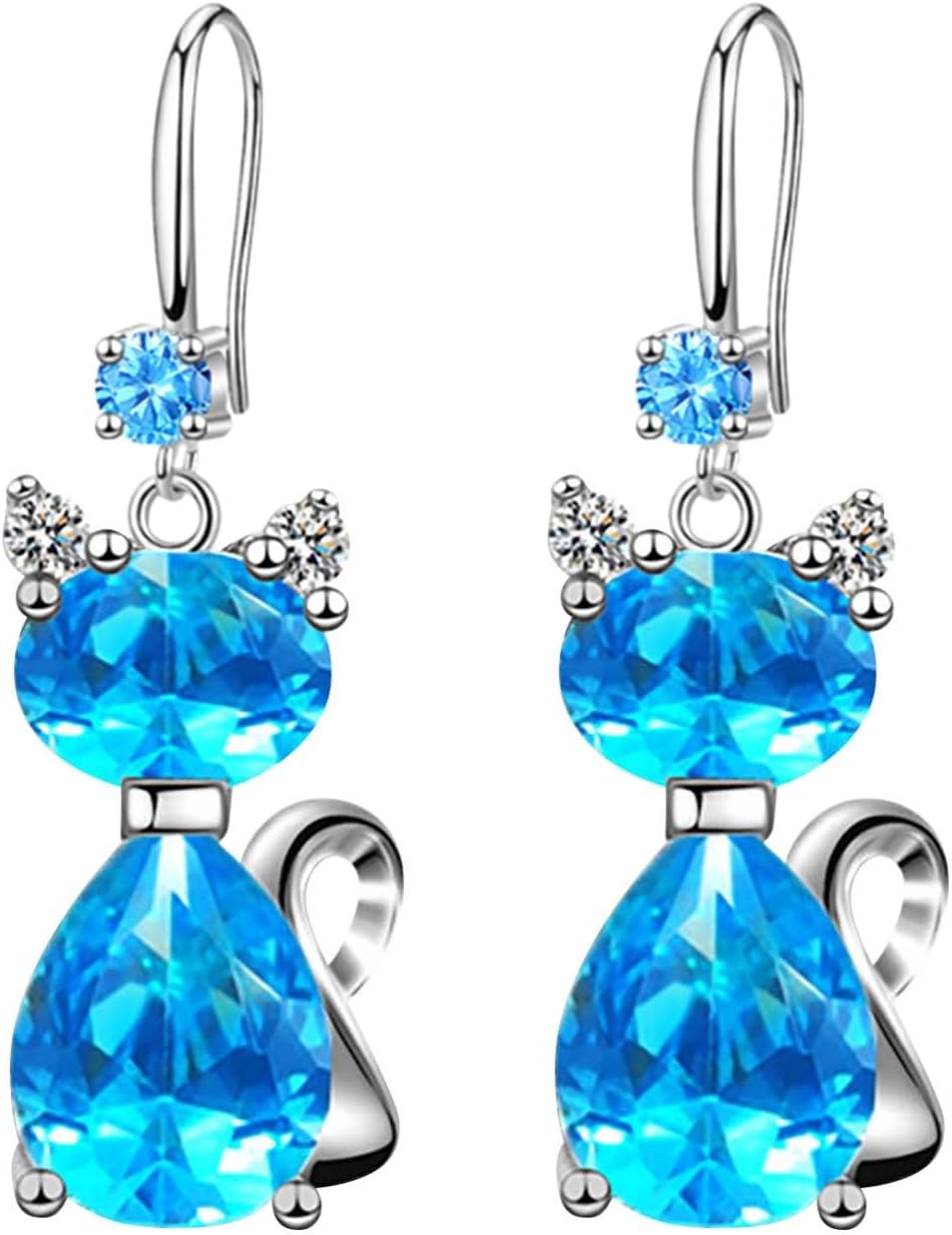 925 Sterling Silver Crystal Drop Earrings Cubic Circonia Studs Gold Hypoallergenic Earrings Gifts for Girfriend Best Friend Mom 925 Sterling Silver Crystal Drop Earrings Cubic Circonia Studs Gold Hypoallergenic Earrings Gifts for Girfriend Best Friend Mom