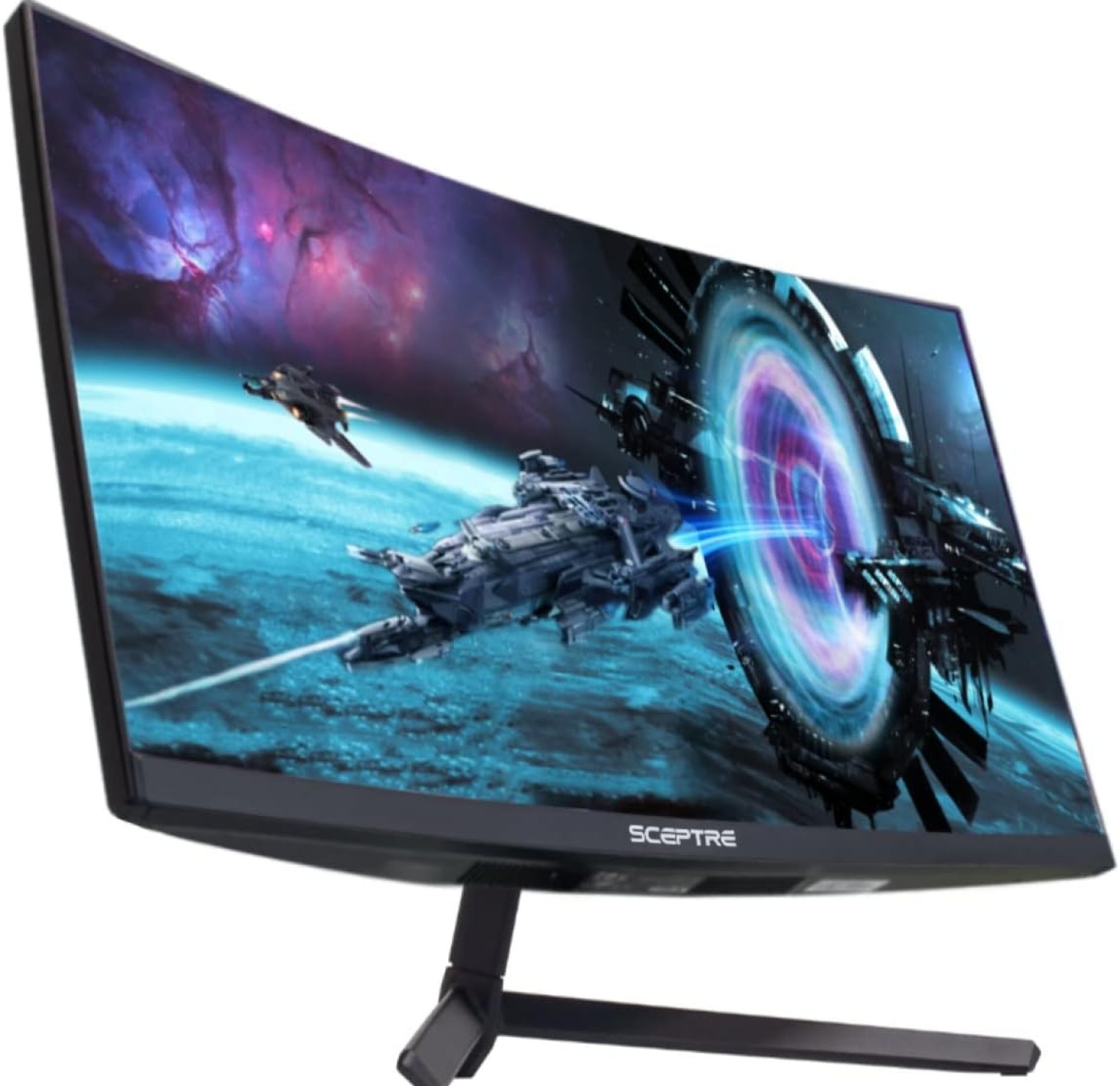 Sceptre Curved 27″ FHD 1080p Gaming Monitor up to 165Hz DisplayPort 144Hz HDMI Edge-Less AMD FreeSync Premium, Build-in Speakers Machine Black 2021 (C275B-1858RN) Sceptre Curved 27″ FHD 1080p Gaming Monitor up to 165Hz DisplayPort 144Hz HDMI Edge-Less AMD FreeSync Premium, Build-in Speakers Machine Black 2021 (C275B-1858RN)