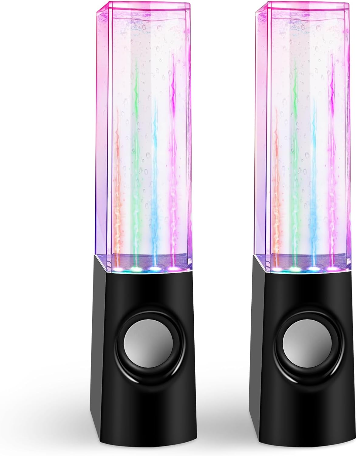 Aolyty Colorful LED Water Speaker with Dancing Fountain Light Show Sound for PC, MP3 Player, Laptops, Smartphone Black Aolyty Colorful LED Water Speaker with Dancing Fountain Light Show Sound for PC, MP3 Player, Laptops, Smartphone Black