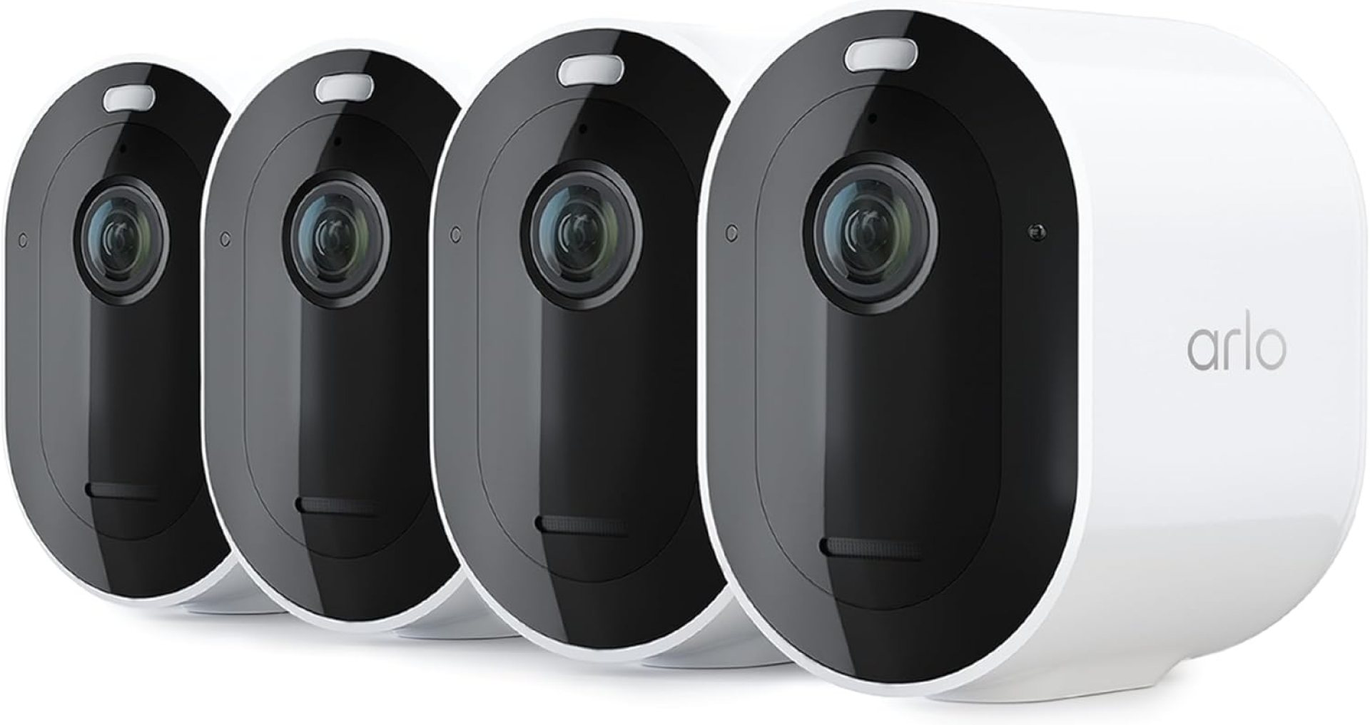 Arlo Pro 5S Spotlight Security Camera 2K HDR | Outdoor | Wireless with Spotlight | Dual-Band Wi-Fi Connects to Strongest Network|12X Zoom, 2-Way Audio, Color Night Vision,Live Stream(White, 4 Cameras) Arlo Pro 5S Spotlight Security Camera 2K HDR | Outdoor | Wireless with Spotlight | Dual-Band Wi-Fi Connects to Strongest Network|12X Zoom, 2-Way Audio, Color Night Vision,Live Stream(White, 4 Cameras)
